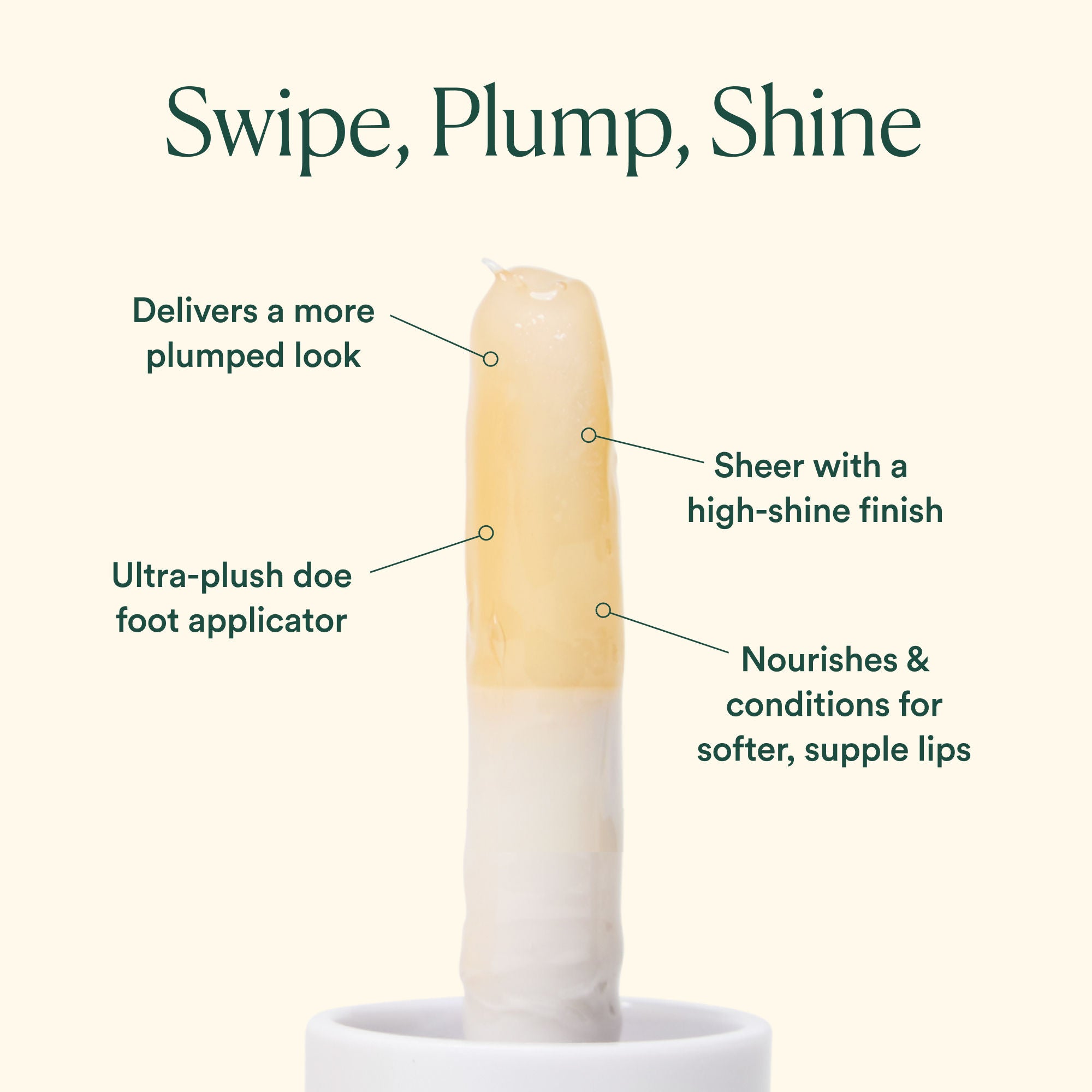 Hyaluronic Acid Lip Plumper & Hydrating Lip Gloss - Volumize & Moisturize Lips for Fuller Look | Perfect for Daily Use, Date Night & Special Occasions