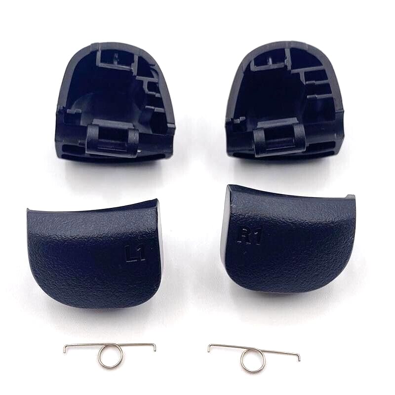 PS5 Controller Trigger Buttons & Springs Replacement Kit - Compatible with BDM-020 V2.0 (Not for BDM-010) - DIY Repair Parts for Gaming Enthusiasts