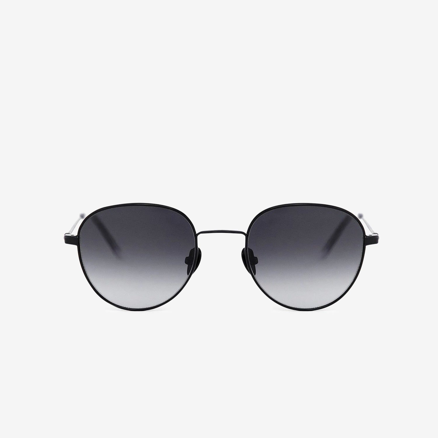 Rio Black Sunglasses with Grey Gradient Lens - Stylish UV Protection for Outdoor Activities, Driving, and Beach Vacations