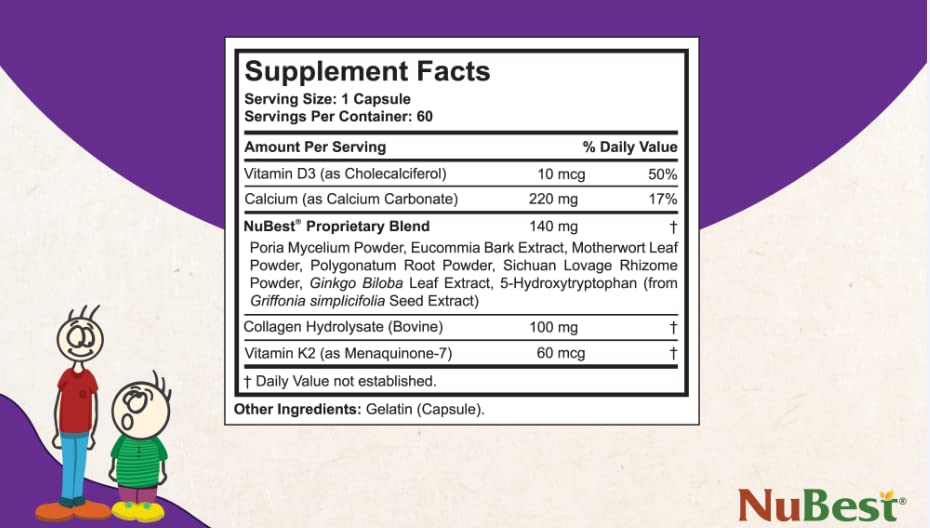 NuBest Tall 10+ Height Growth Supplement & Doctor Plus for Kids and Teens - Natural Growth Capsules with Calcium & Vitamins for Bone Health, Height Booster & Immune Support - Perfect for Active Children, Teen Athletes & Growing Teens