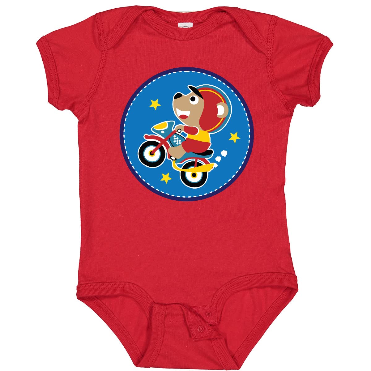Inktastic Motorcycle Dirt Bike Racing Baby Bodysuit - Cute Infant Onesie for Biker Parents - Perfect for Racing Events, Motorcycle Rides & Photo Shoots