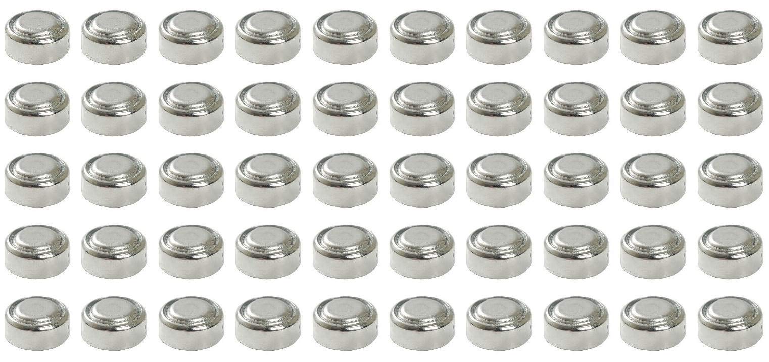 100-Pack MBS AG13 LR44 A76 Button Cell Batteries - Compatible with Watches, Calculators, Toys & Small Electronics - Long-Lasting Power Supply