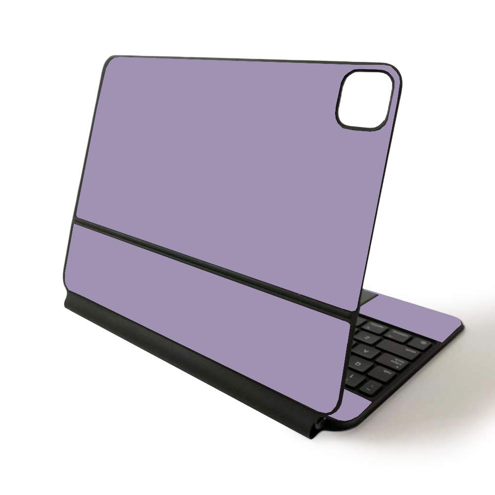 MightySkins Vinyl Decal Wrap Cover for Apple Magic Keyboard iPad Pro 11-inch (2020) - Sushi Design | Protective, Durable Skin with Solid Lavender Color | Perfect for Work, Travel & Personalization