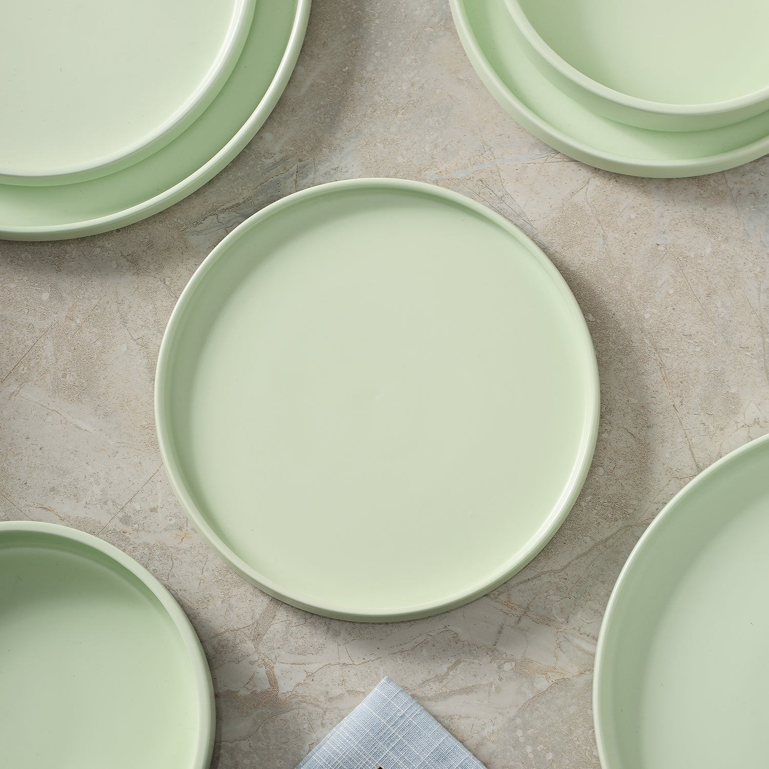 Stella Porcelain Salad Plate Set of 6 - Elegant Dinnerware for Entertaining, Holiday Meals & Special Occasions