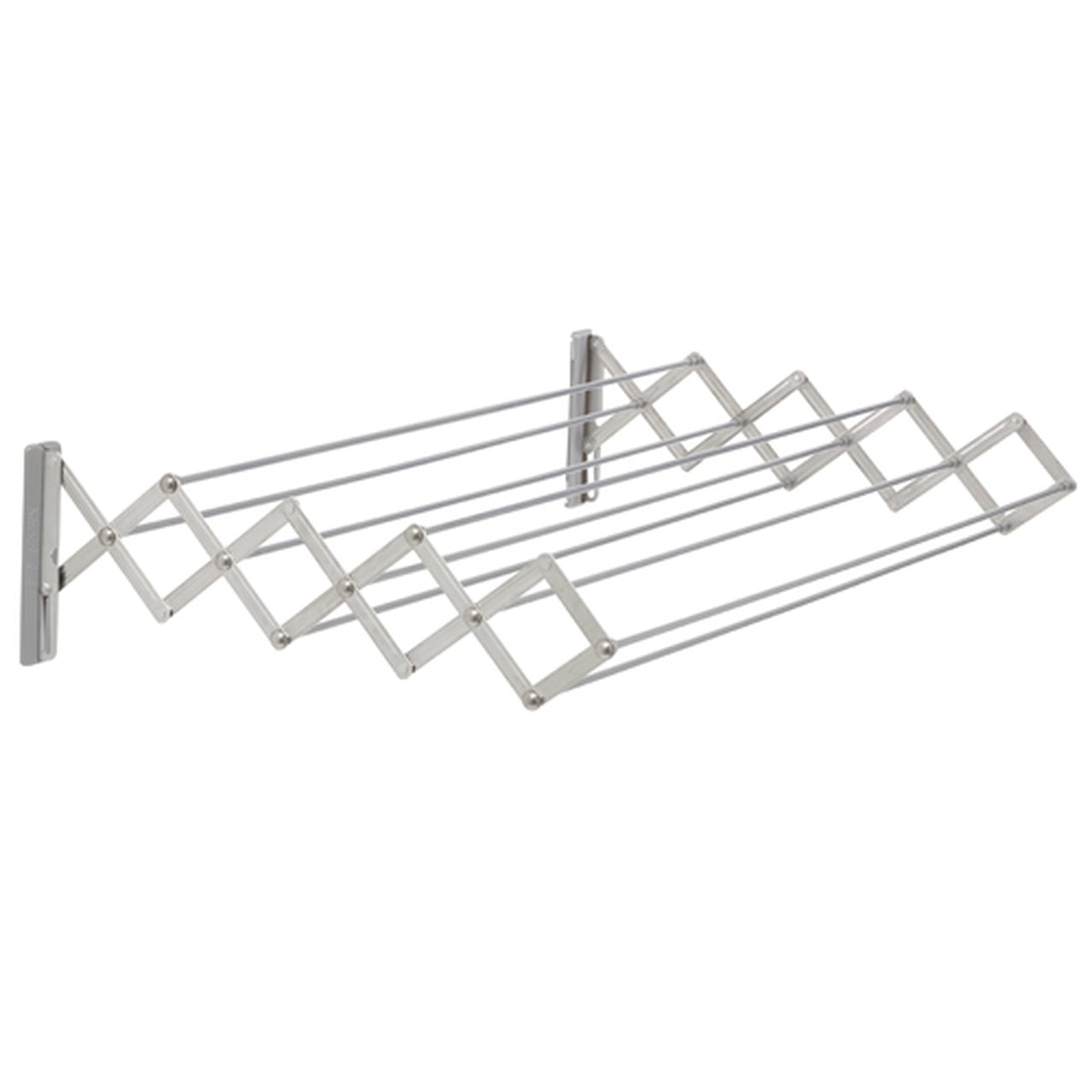 Smart Platinum Clothes Drying Rack - Adjustable Size for Laundry Room, Balcony & Small Spaces - Foldable & Space Saving Design
