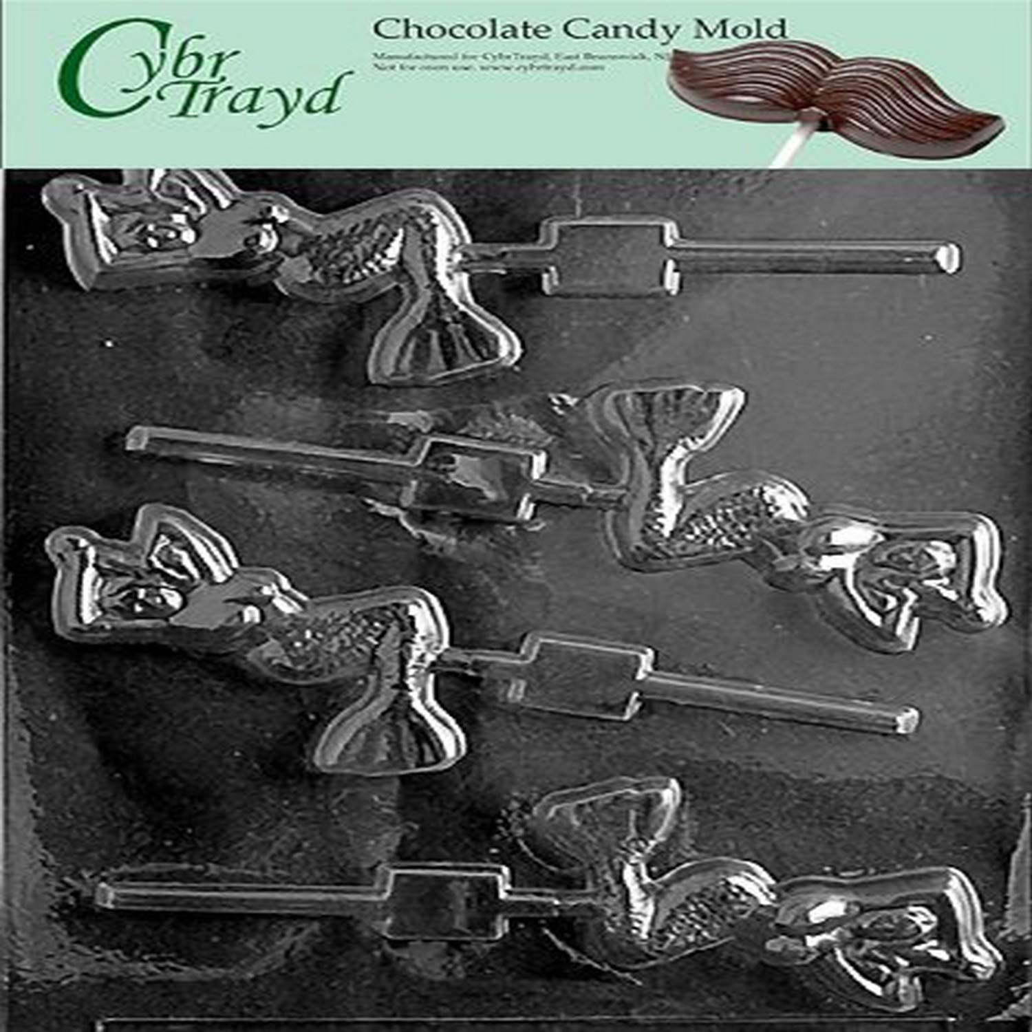 Premium Mermaid Chocolate Candy Mold Kit - Includes Step-by-Step Chocolate Molding Guide - Perfect for Birthday Parties, Baby Showers & DIY Candy Making Gifts