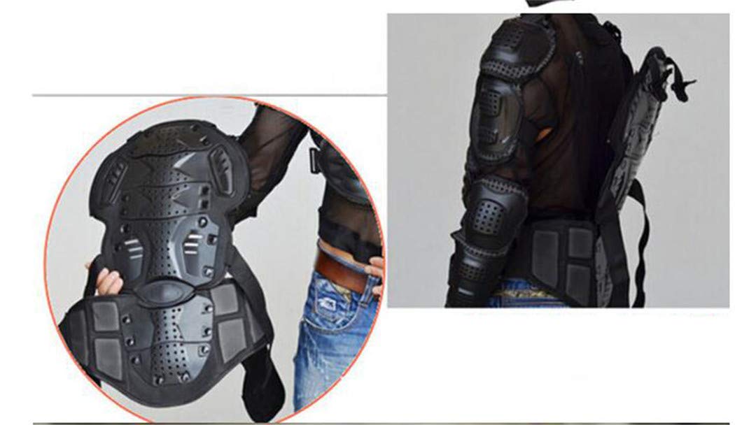 **Men's Motorcycle Jacket with Full Body Protective Armor - CE Certified for Motocross, Skating, Scooter & Dirt Bike Riding - Durable ATV & Pit Bike Safety Gear for Off-Road Adventures**