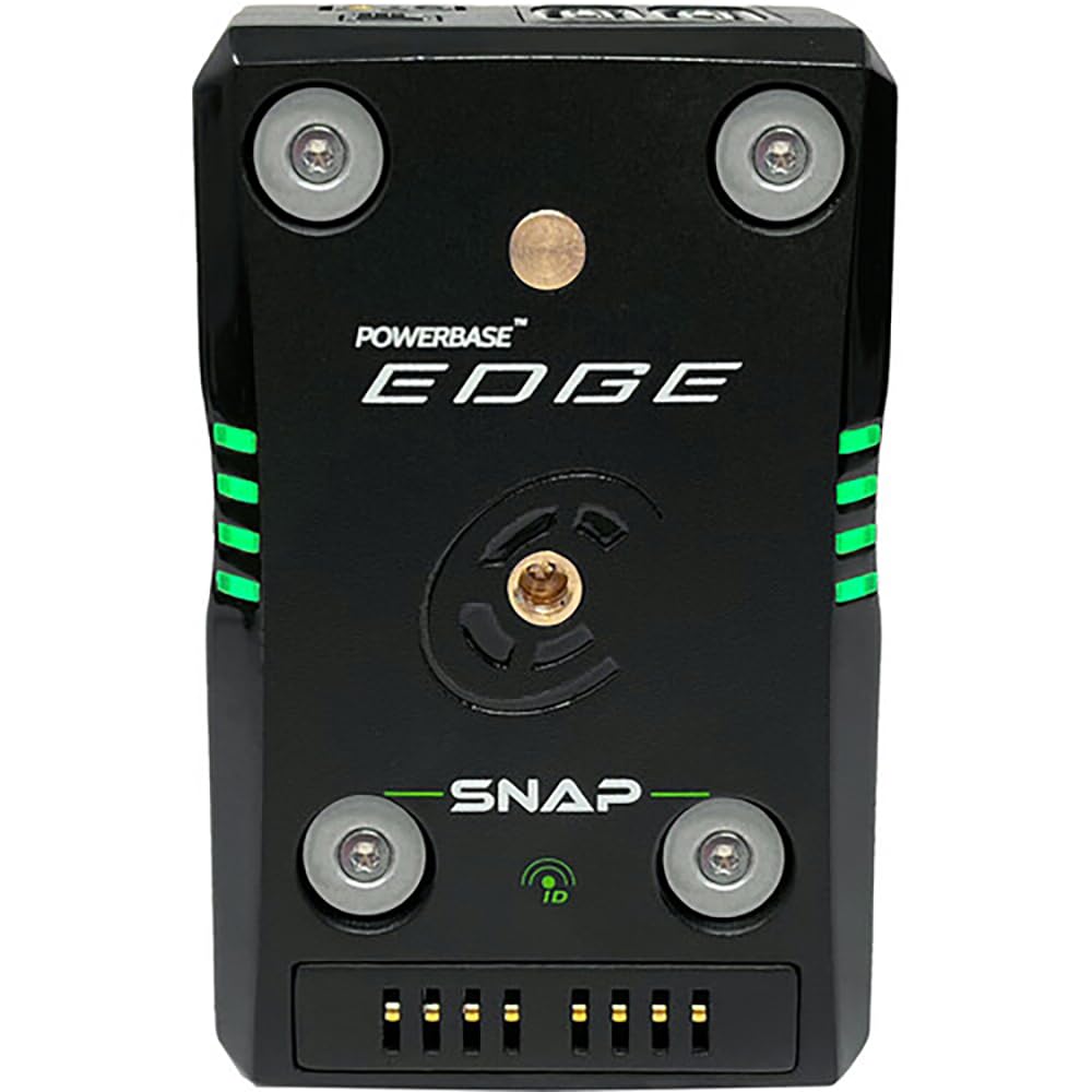 Core SWX Powerbase Edge SNAP 49Wh Smart-Stacking Battery Pack Bundle with Quick Release Plate - Compatible with DSLR, Mirrorless Cameras & Video Equipment - Perfect for On-Location Shooting, Live Streaming & Professional Videography