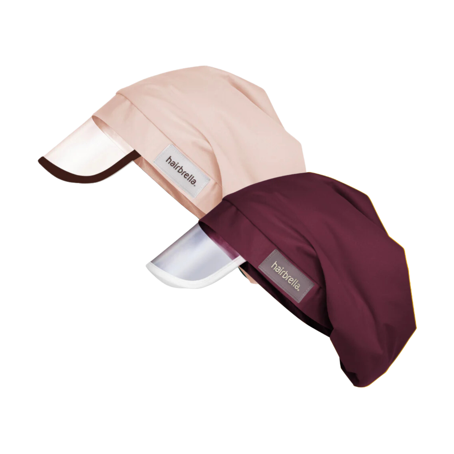 Hairbrella Classic Satin Lined Rain Hat Bundle (2 Pack) - Waterproof & Stylish Hair Protection for Women - Perfect for Rainy Days, Commuting & Outdoor Activities