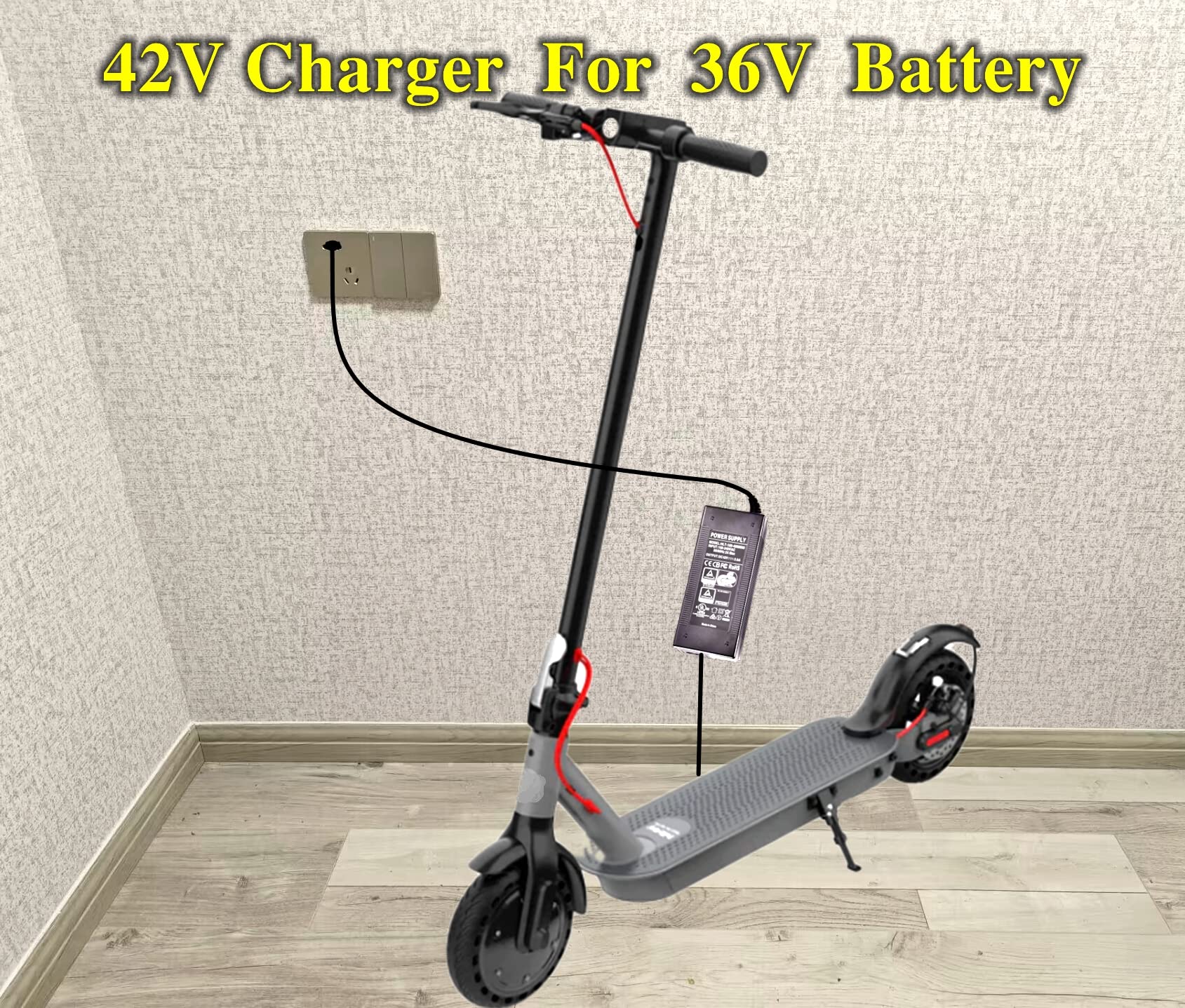42V 2A Fast Charger for Hiboy & Jetson Electric Scooters - Compatible with Hiboy S2, S2 Lite, S2 Pro, KS4, KS4 Pro, NEX Models - Perfect for Commuting & Urban Travel Accessories
