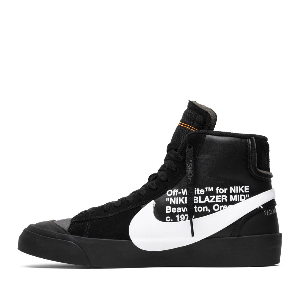Nike x Off-White Grim Reaper Black Blazer Sneakers - Limited Edition High-Top Basketball Shoes for Men & Women | Perfect for Streetwear, Sneaker Collecting, and Urban Fashion