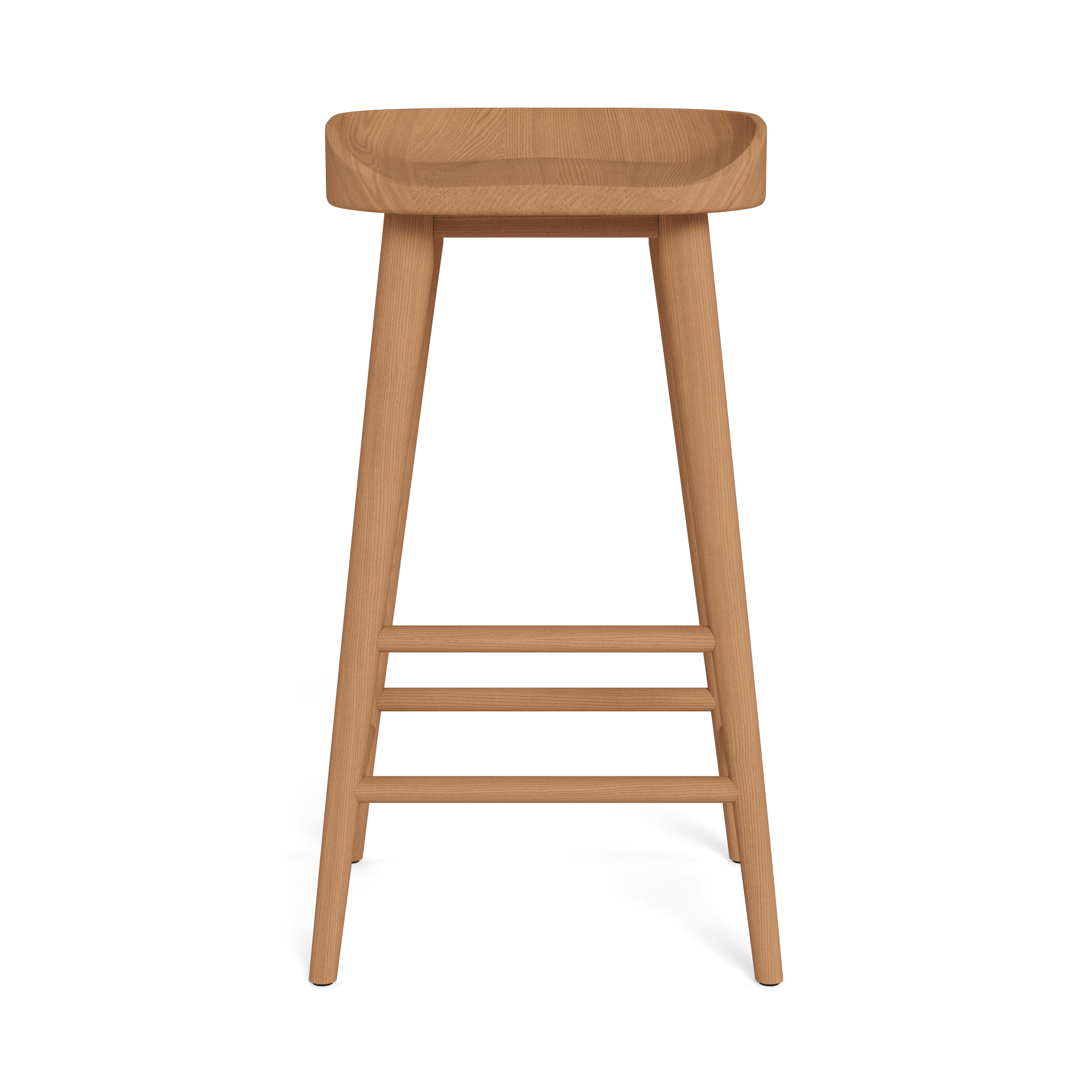 Noosa Backless Bar Stool - Modern Kitchen Counter Stool with Metal Frame, Comfortable Seat for Dining & Entertaining - Perfect for Breakfast Bars, Kitchen Islands & Home Decor