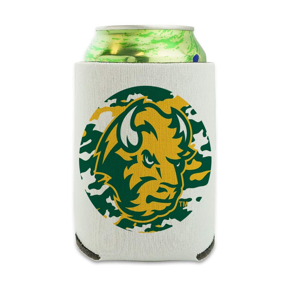 North Dakota State Camo Can Cooler - Insulated Collapsible Drink Sleeve for Beer & Soda - Perfect for Tailgating, Camping & Outdoor Adventures