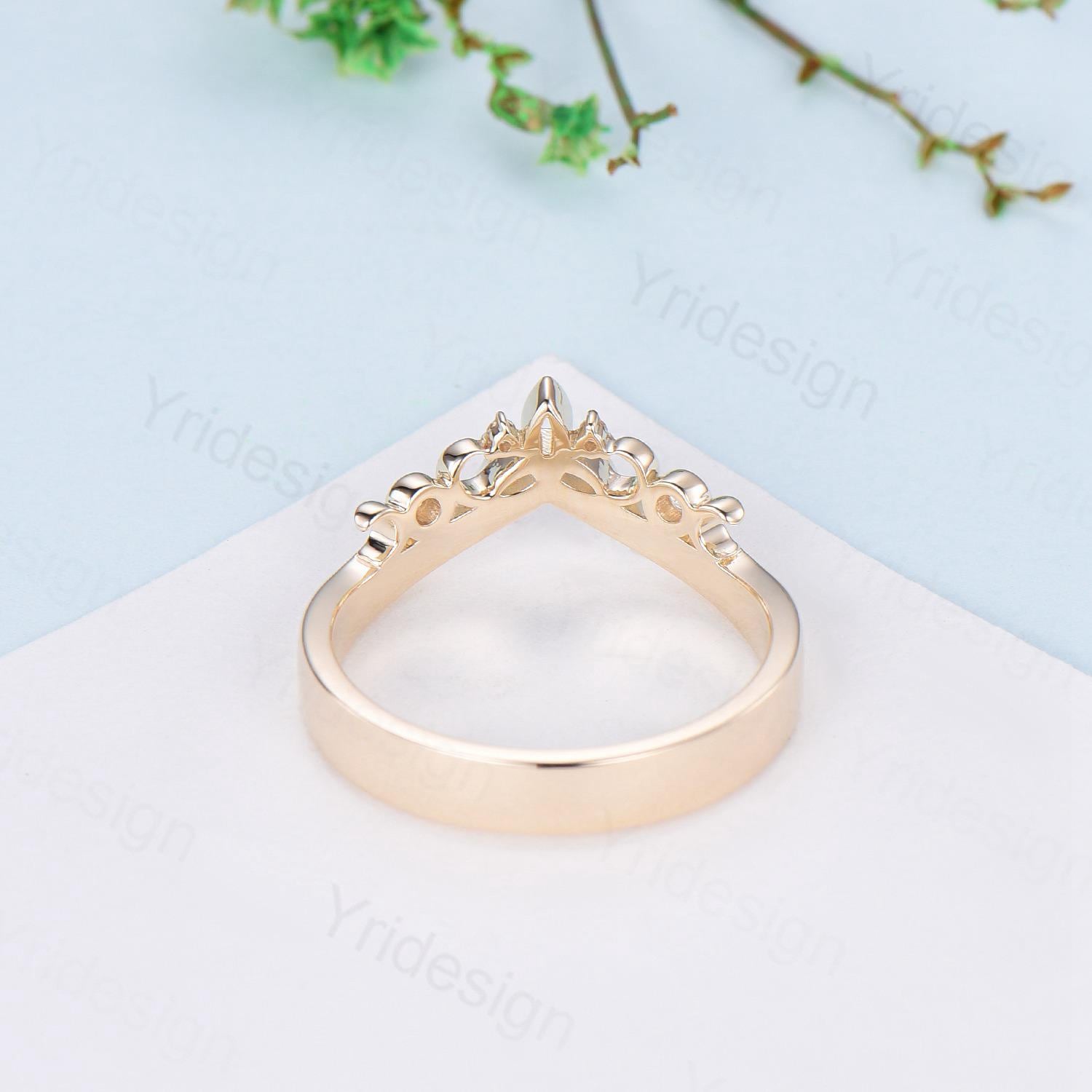3.5mm Celtic Knot Norse Viking Wedding Band for Women - 14K Yellow Gold Diamond Anniversary Ring - Unique Matching Stacking Band for Couples - Perfect for Weddings, Anniversaries & Celtic Jewelry Lovers
