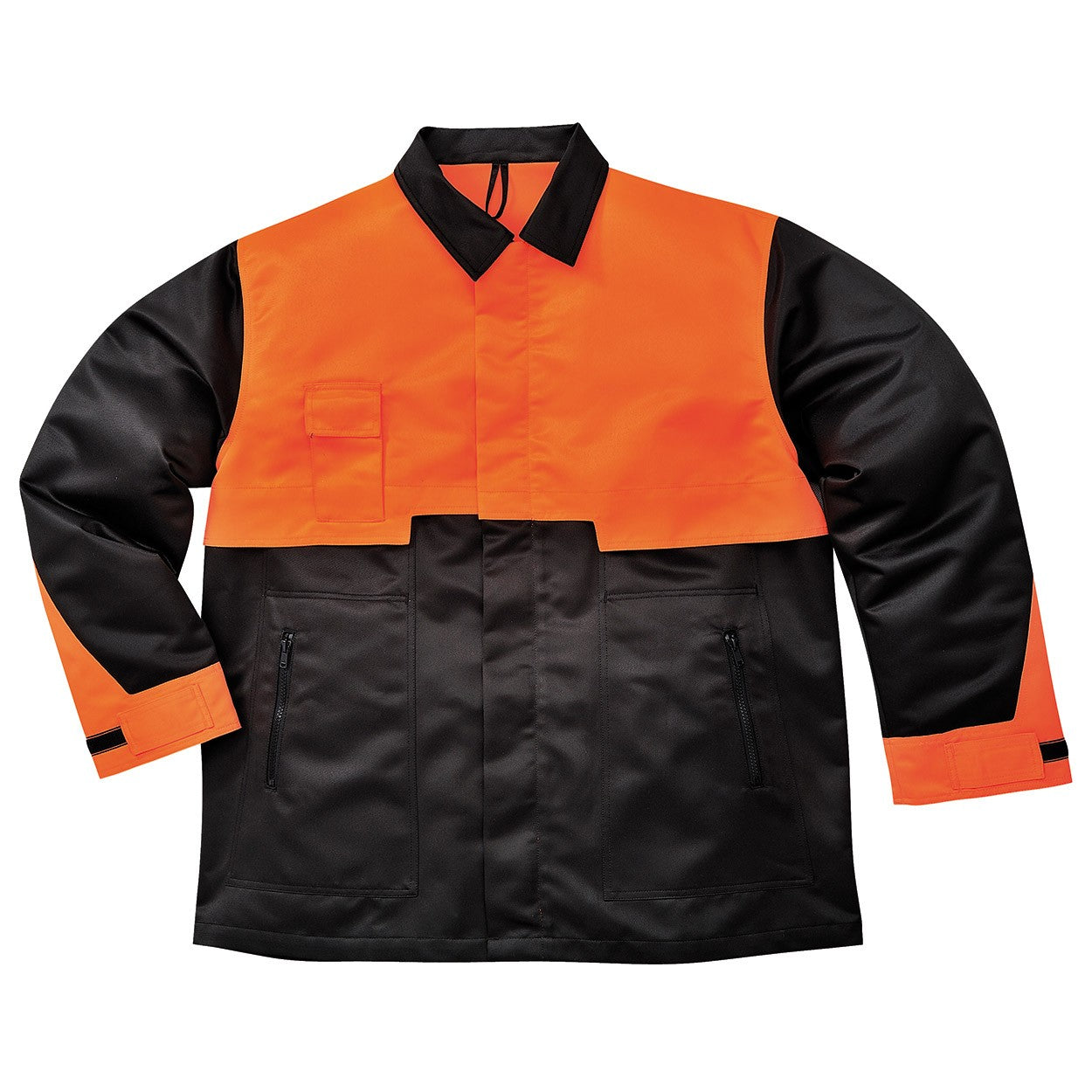 Portwest CH10 Chainsaw Jacket - High Visibility Safety Work Jacket for Forestry & Logging - Waterproof & Durable Chainsaw Protection Gear for Outdoor Work & Tree Cutting