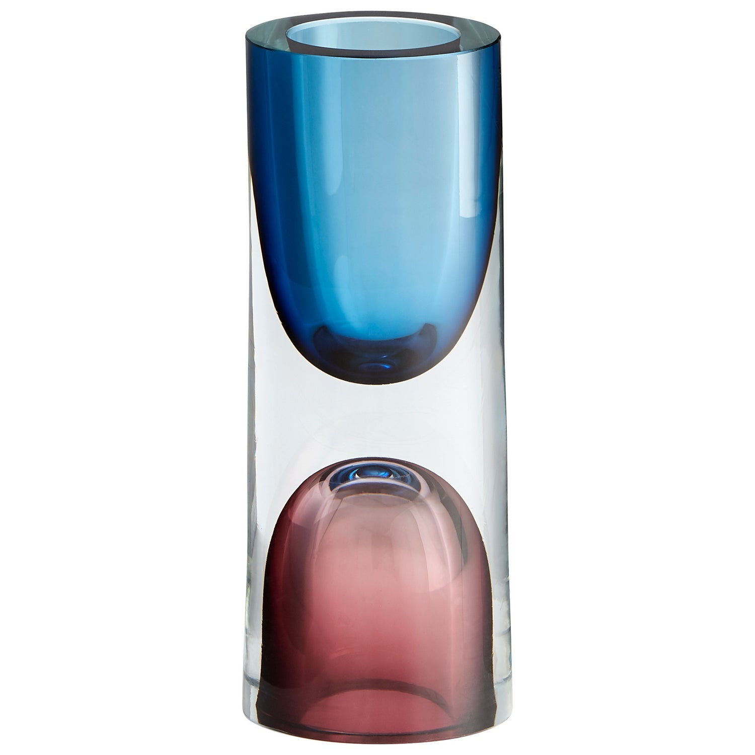 Cyan Design 10019 Majeure Vase - Handcrafted Purple and Blue Ceramic Vase for Home Decor, Wedding Centerpieces & Floral Arrangements | Medium Size