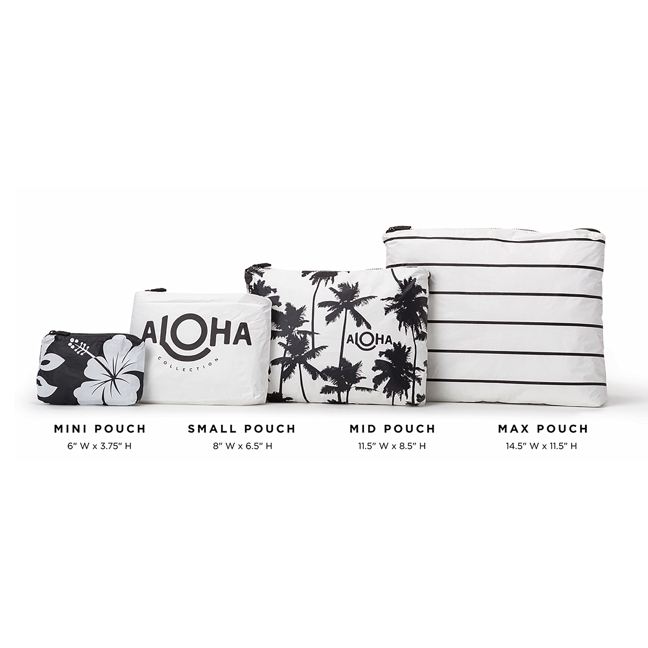 ALOHA Collection Waterproof Travel Pouch - Lightweight & Packable Organizer for Makeup, Toiletries, Gym Essentials | Perfect for Beach, Pool & Vacation | Easy Clean 11