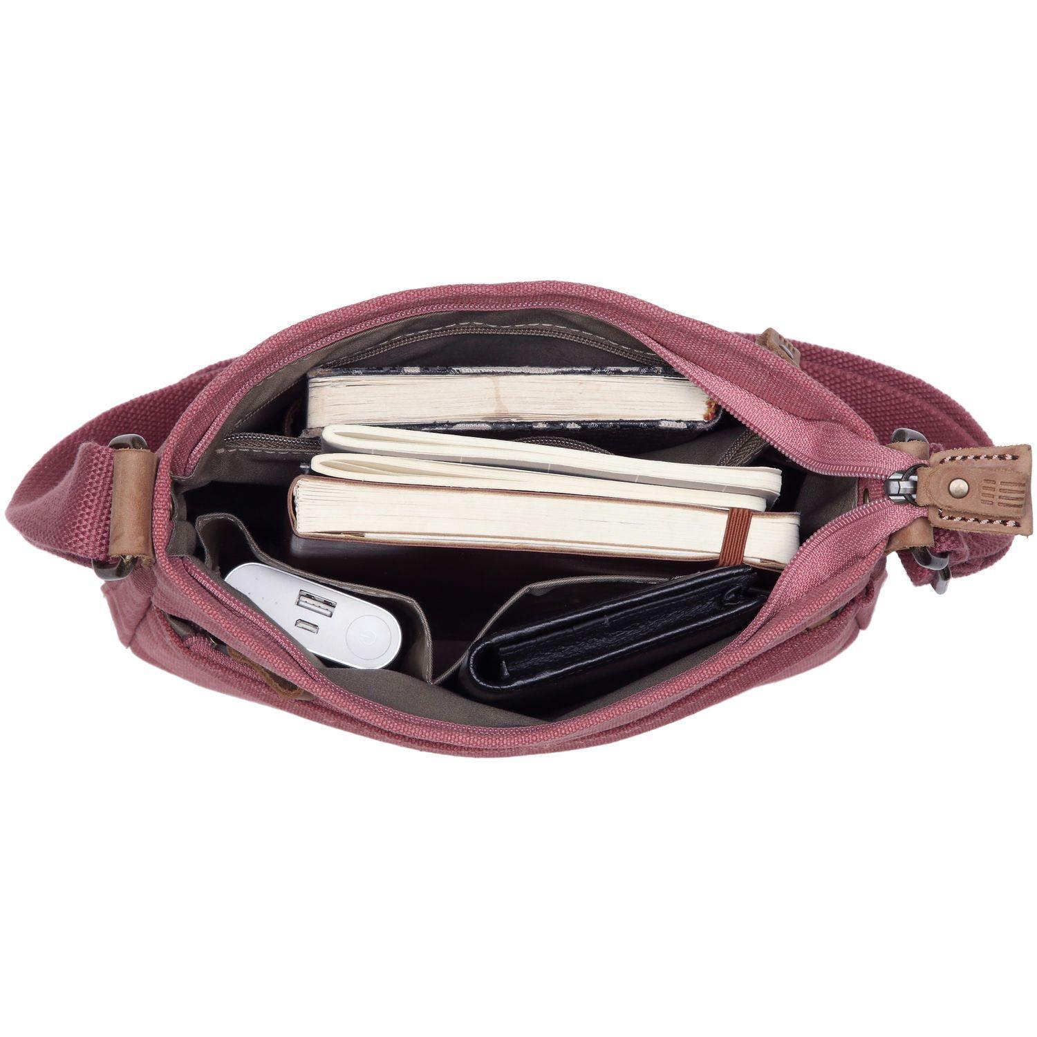 Troop London Classic Canvas Crossbody Bag for Men & Women - Stylish & Durable Shoulder Bag for Travel, Work & Everyday Use