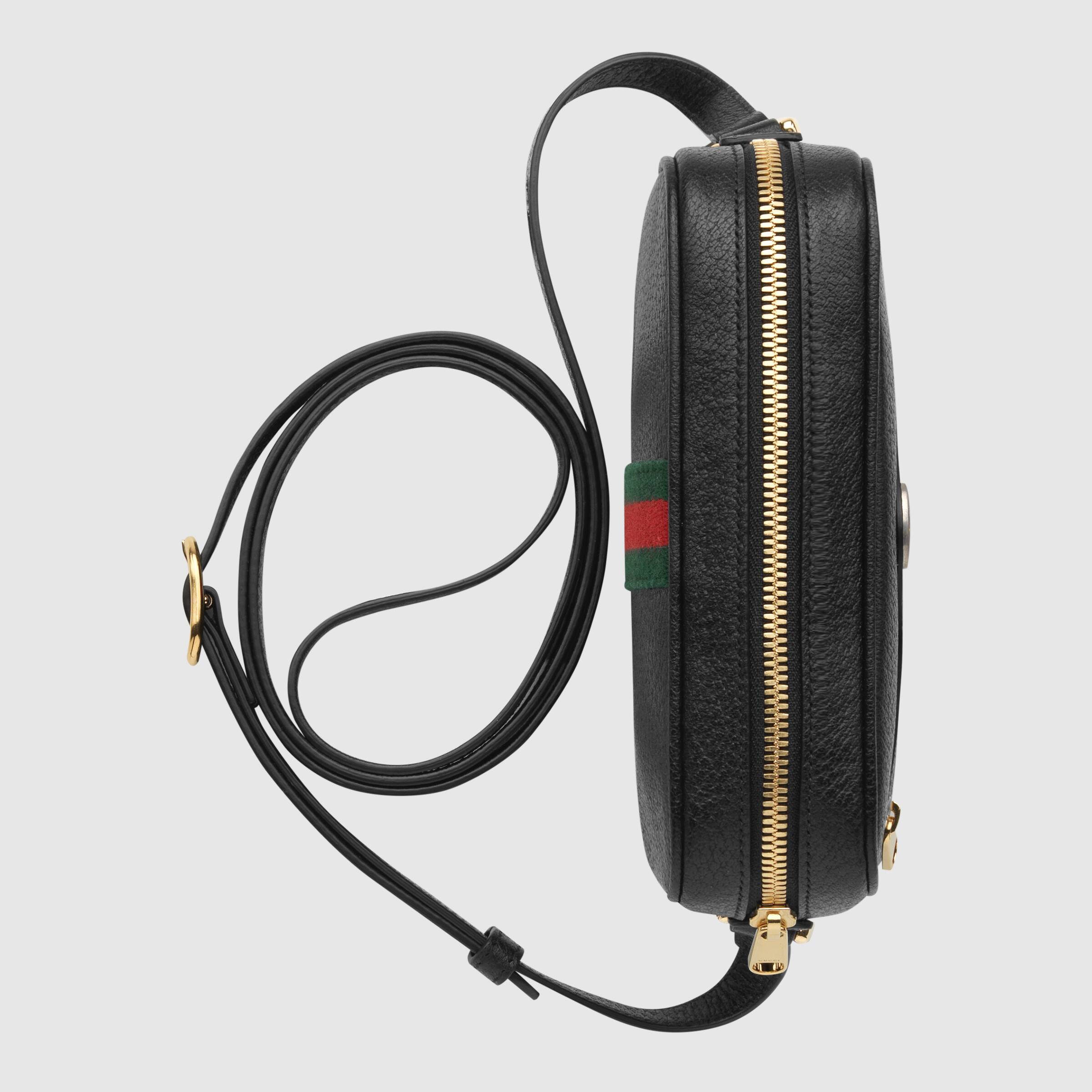 Gucci Ophidia Leather Mini Bag Black | Luxury Crossbody Bag for Women | Perfect for Date Night & Evening Events