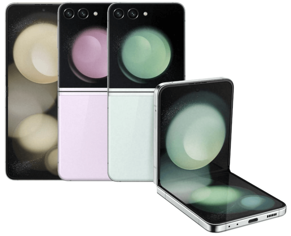 Refurbished Samsung Galaxy Z Flip 5 5G Smartphone - 8GB RAM 512GB Storage - Foldable Android Phone for Work & Travel