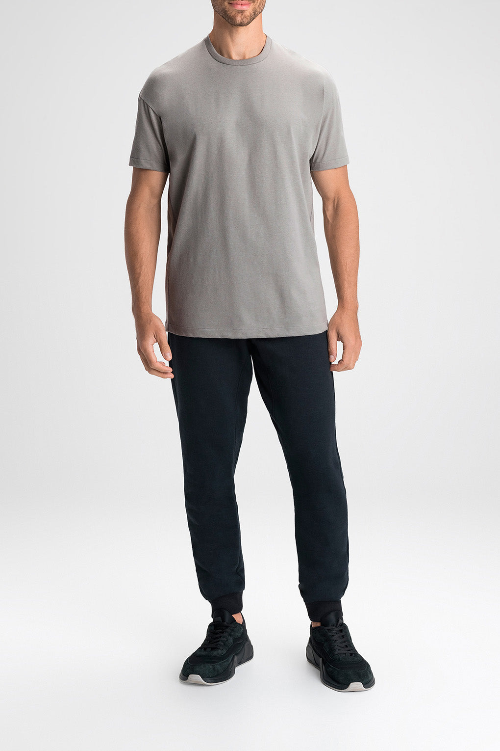 Premium Men's Jet Black Comfort Fit T-Shirt - Soft Cotton Crew Neck Tee for Casual Wear, Gym & Everyday Outfits