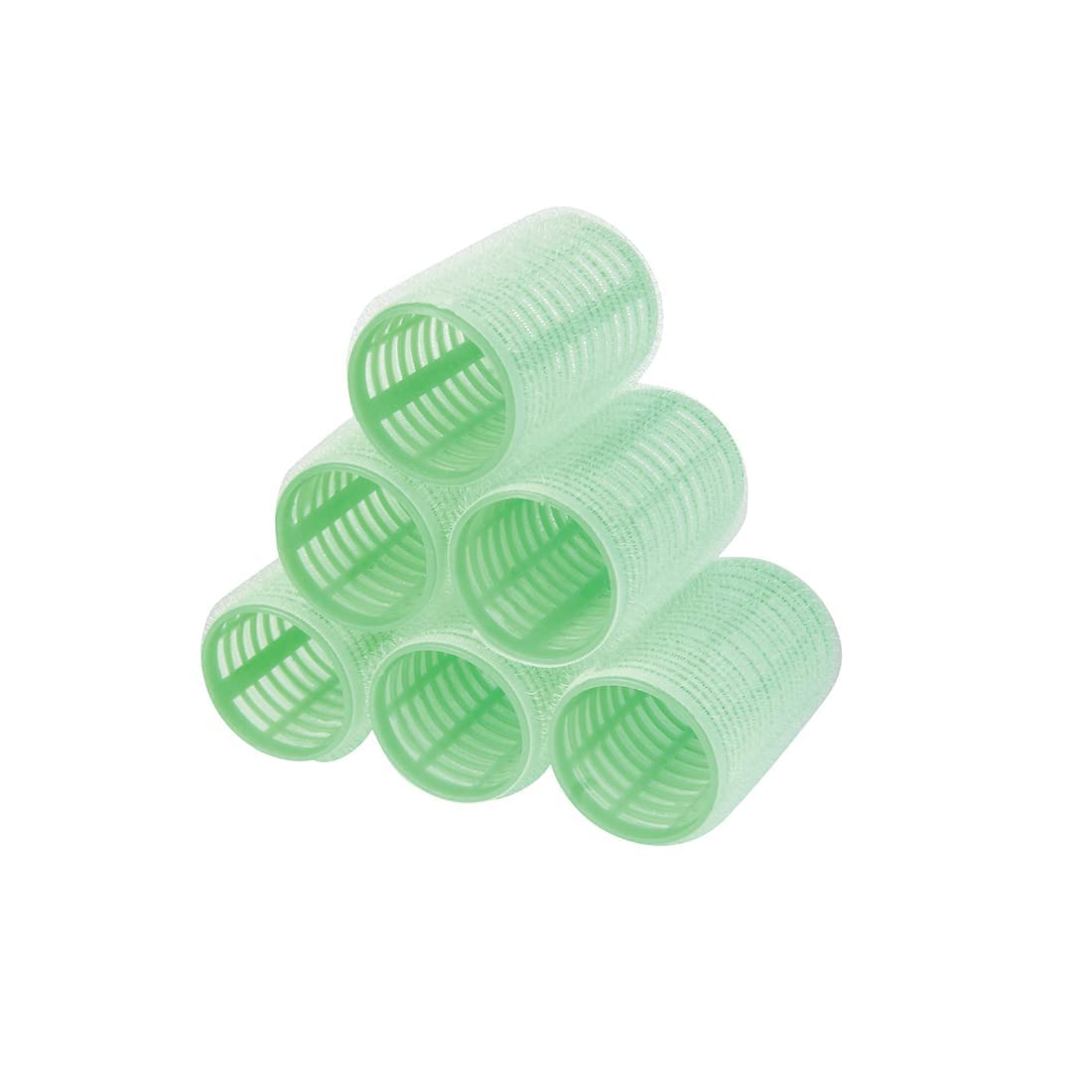 Self-Grip Hair Rollers for Long Hair - 6 Large Heatless Curling Rollers with Clips | No Heat Hair Curlers for Natural Waves & Volume | Perfect for Home Styling, Parties & Special Occasions