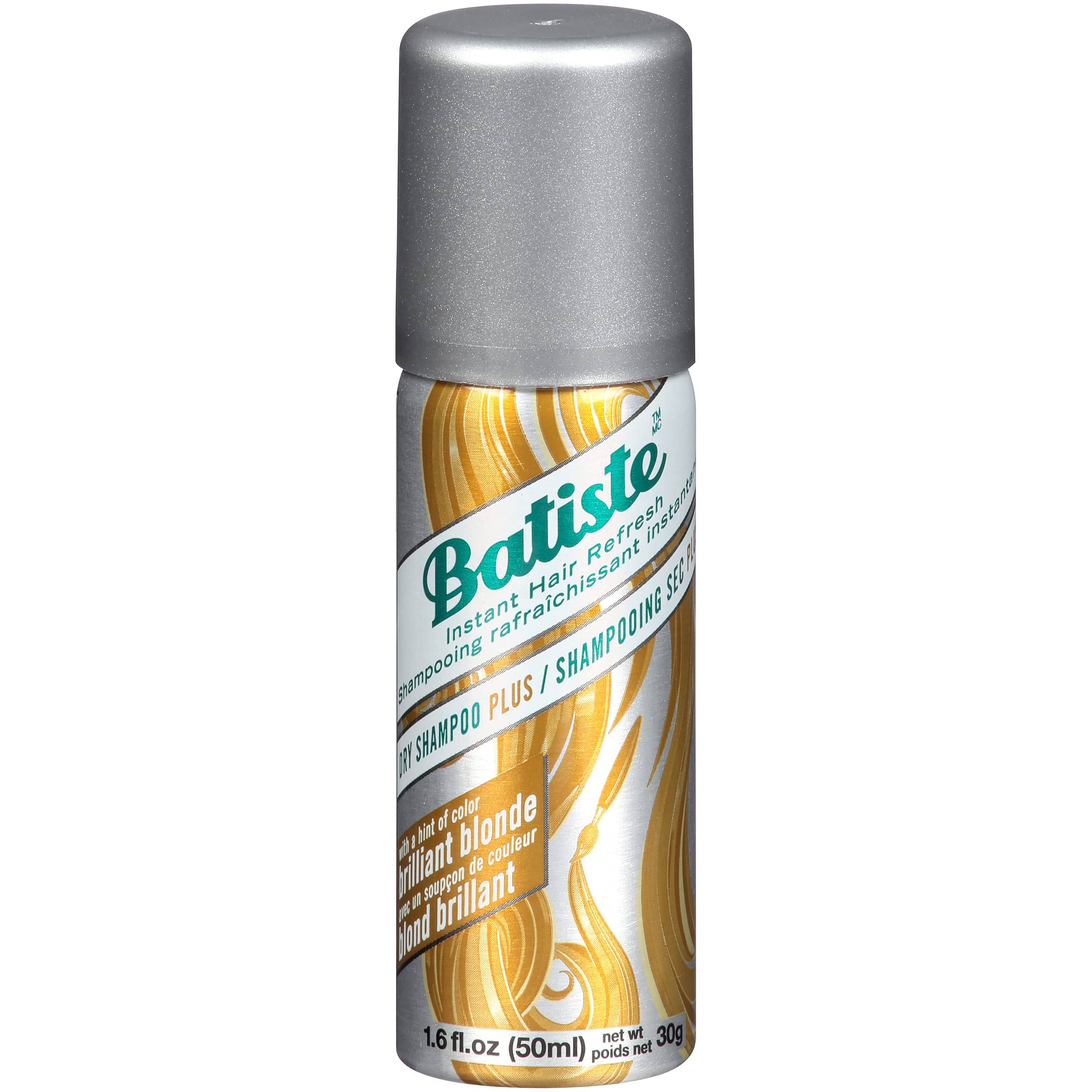 Batiste Dry Shampoo for Blonde Hair - Travel Size 1.6 oz (3-Pack) - Instant Oil Absorption & Volume Boost for On-The-Go Hair Refresh Between Washes