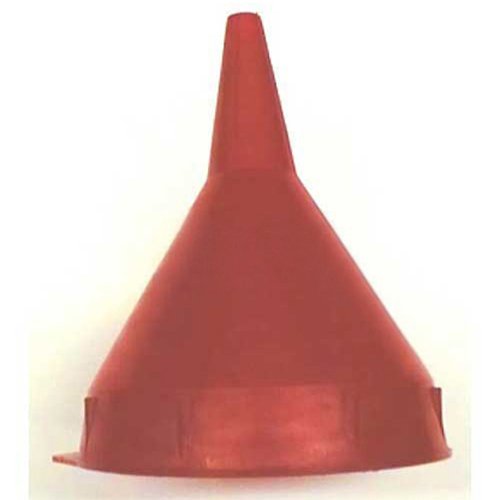 Funnel King 32090 Red Safety Polyethylene 1 Pint Funnel - Pack of 24 - Ideal for Automotive Fluids, Kitchen Use & DIY Projects