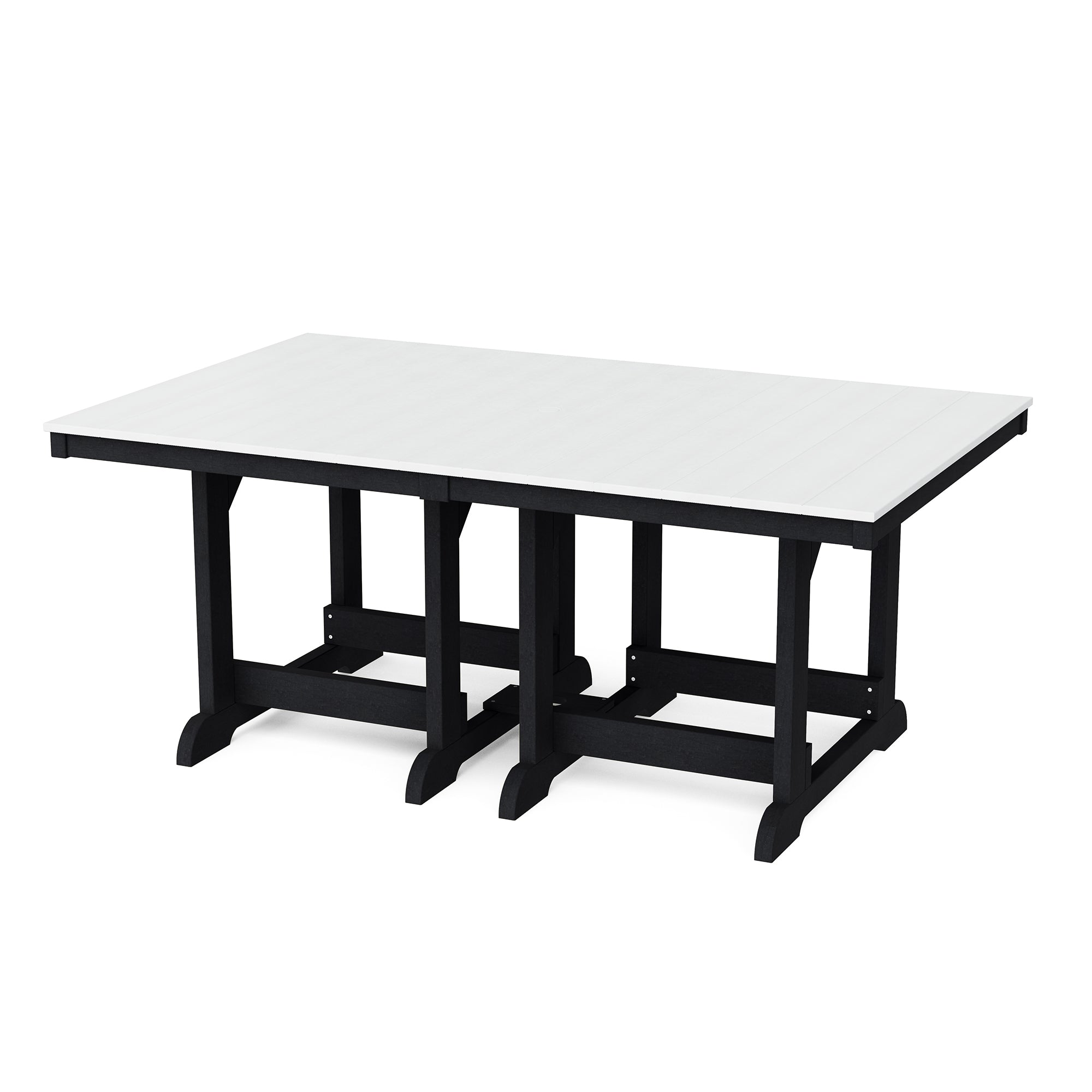 Heritage 44x72 Inch Solid Wood Dining Table - Rustic Farmhouse Style for Kitchen, Dining Room & Outdoor Entertaining