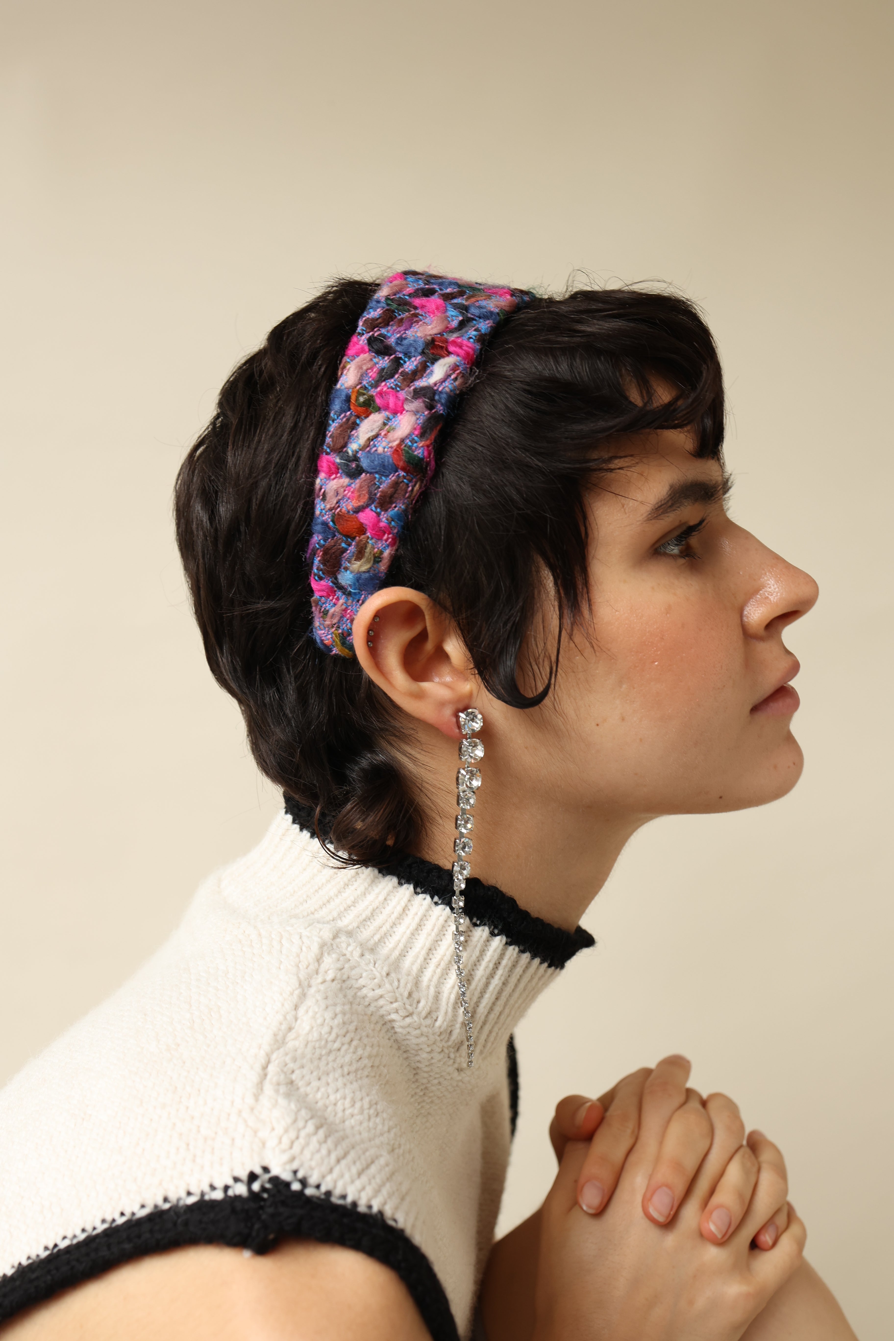 Elegant Crystal Spine Earrings for Women - Dainty & Hypoallergenic Jewelry - Perfect for Parties, Weddings & Everyday Wear