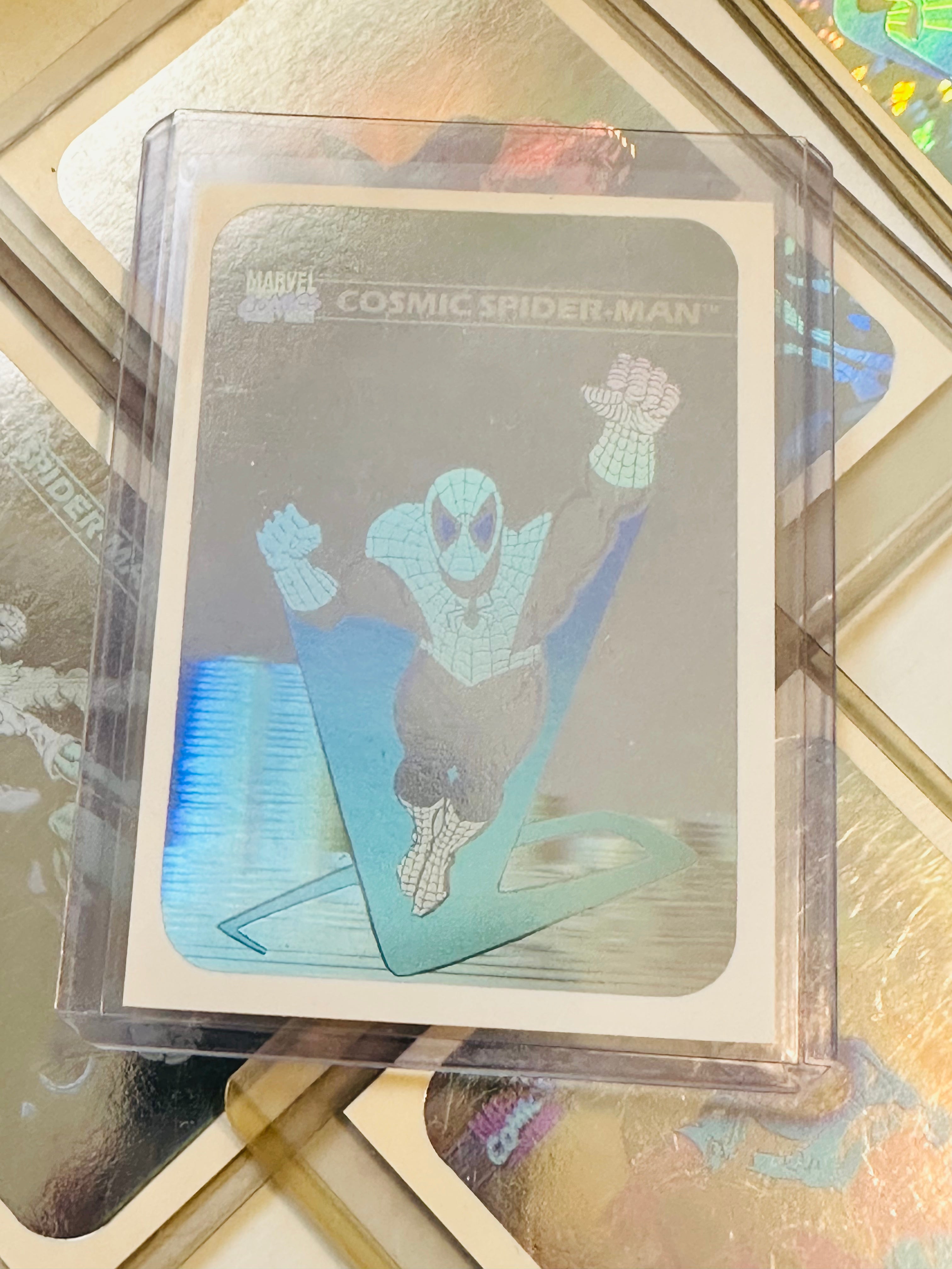 Marvel Universe Series 1 Rare 5-Card Hologram Insert Set 1990 - Collectible Trading Cards for Marvel Fans & Comic Book Enthusiasts
