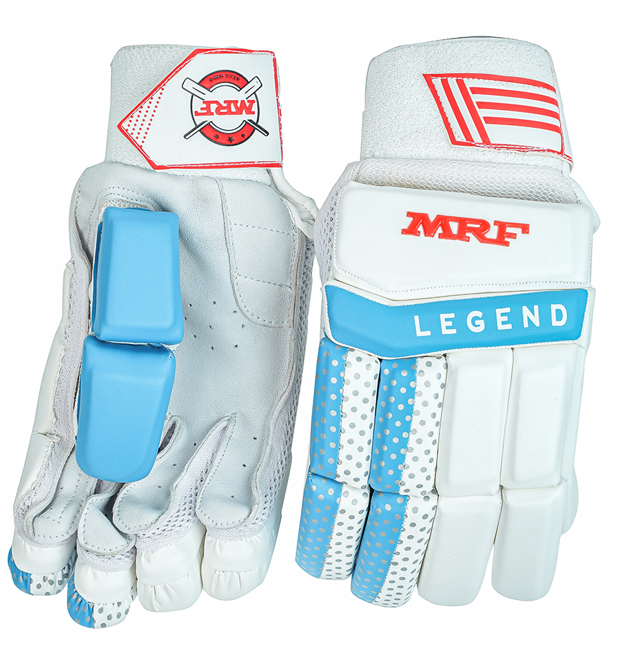 MRF Legend Junior/Youth Cricket Batting Gloves - Lightweight Protective Gear for Young Players - Perfect for Practice, Matches & Training Sessions
