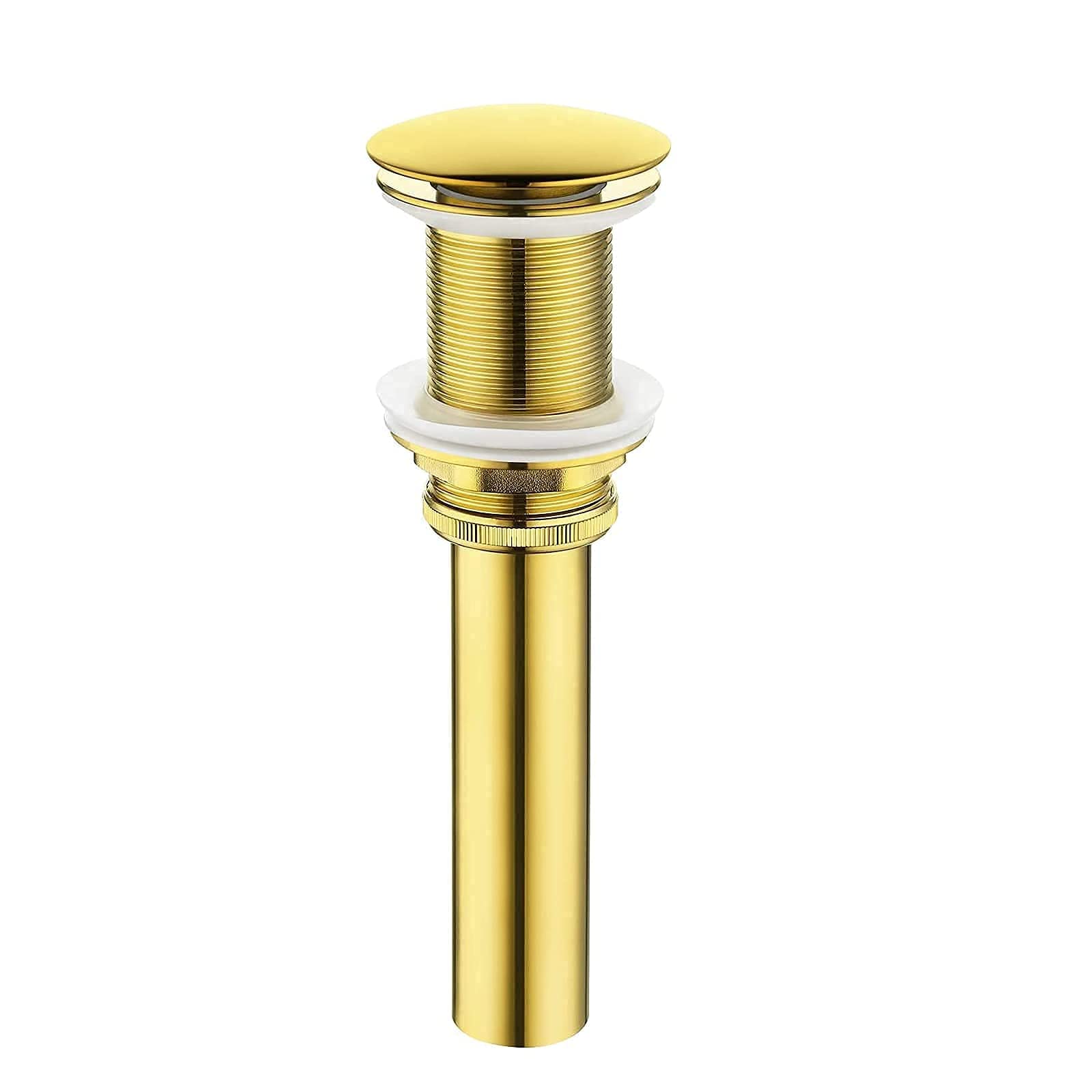 Black Gold Waterfall Single Handle One Hole Vessel Sink Faucet with Golden Drain Assembly - No Overflow - Tall Bowl Bathroom Faucet for Modern & Luxury Vanity Sinks