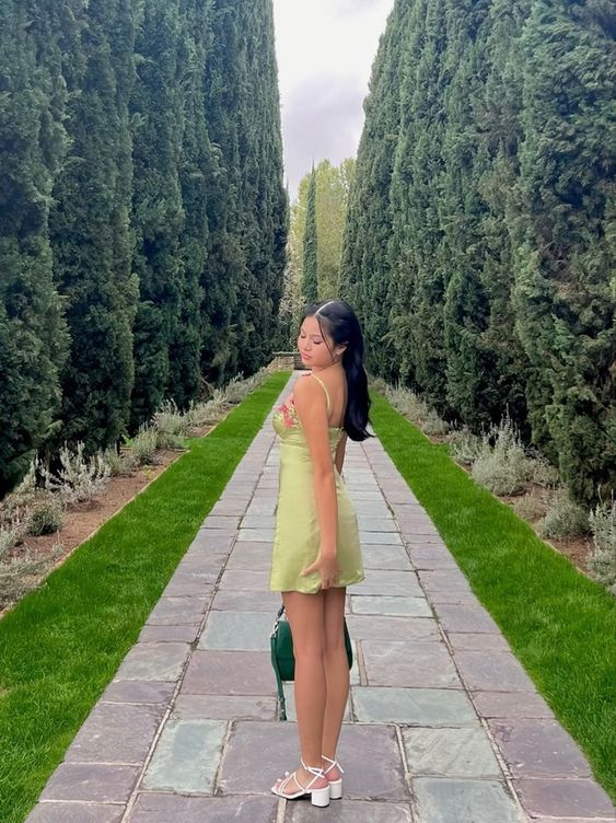Elegant Green Embroidered Homecoming Dress - Sheath Short Prom Dress J3972 | Perfect for Dances, Parties & Special Occasions