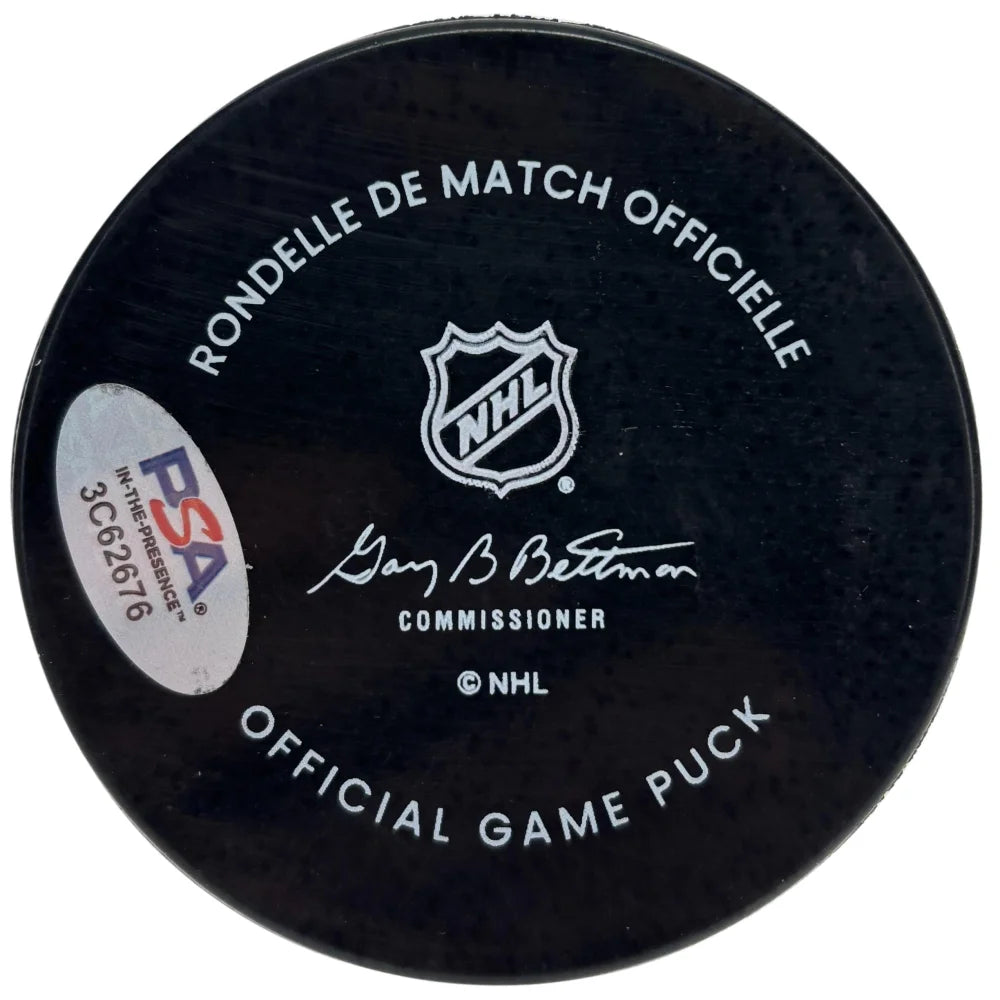 Jonathan Quick Autographed New York Rangers Official NHL Hockey Puck - Signed with COA PSA/DNA - Perfect for Hockey Memorabilia Collectors & Rangers Fans Display