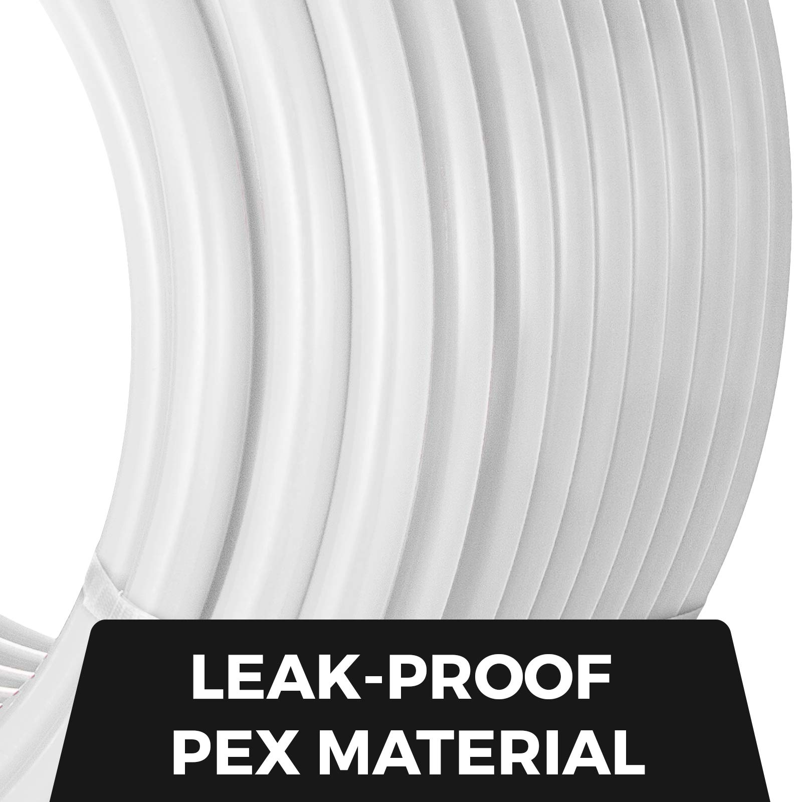 Happybuy 3/4 Inch 300 Feet Oxygen Barrier PEX Tubing Coil - EVOH PEX-B Pipe for Radiant Floor Heating | Residential & Commercial Use | Hydronic Heating Systems, Snow Melting Applications