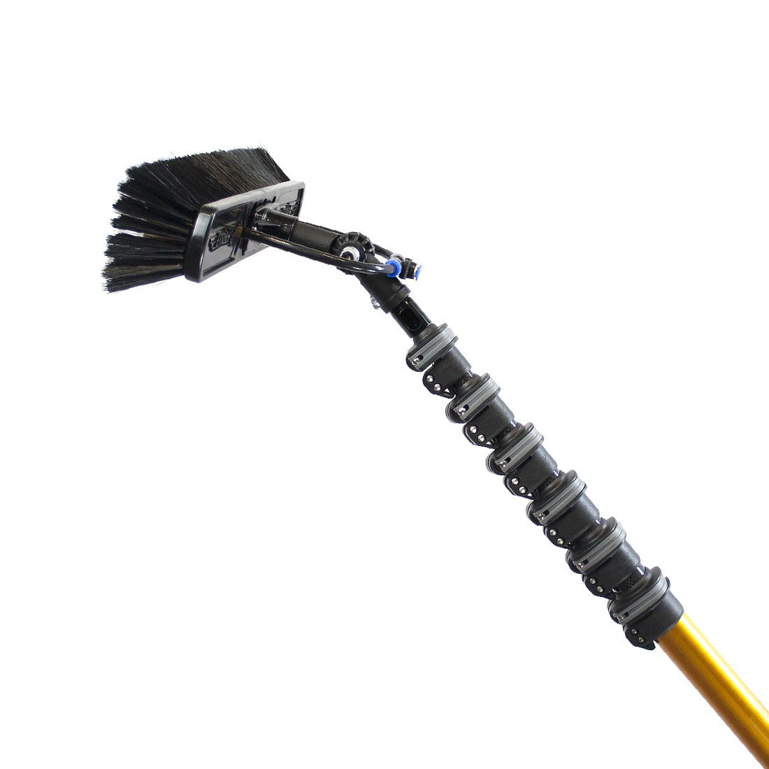 Ettore Aquaclean Carbon Fiber and Aluminum Window Cleaning Pole - Lightweight Telescopic Pole for High Reach Cleaning, Car Washing, and Outdoor Use