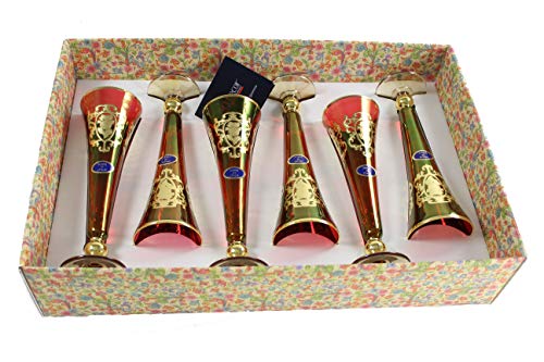 Set of 6 pcs Flut Royal Design, Made in Italy