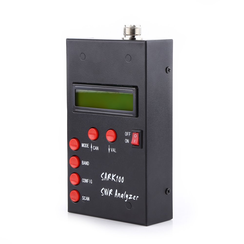 EVTSCAN Antenna Analyzer 1-60MHz Vector Compact RF Impedance Meter Tester - Shortwave SWR Analyzer for Ham Radio, CB & Amateur Radio Enthusiasts | Perfect for Antenna Tuning, Field Testing & Radio Station Setup