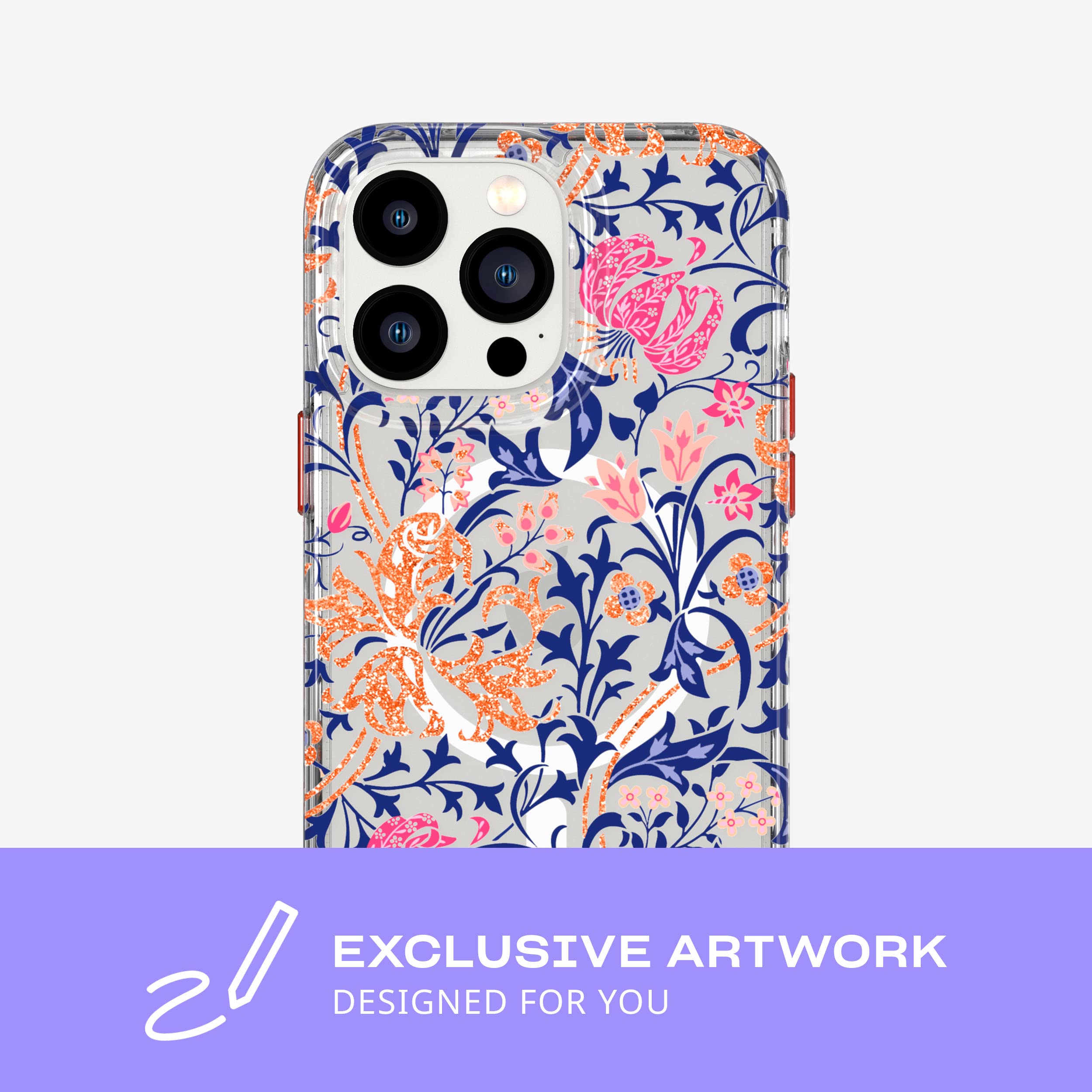 Tech21 iPhone 14 Pro Max Evo Art Case with MagSafe Compatibility - Premium Protective Cover Featuring Exclusive Artwork, Scratch Resistant & 12ft Drop Protection - Perfect for Daily Use, Travel & Outdoor Activities