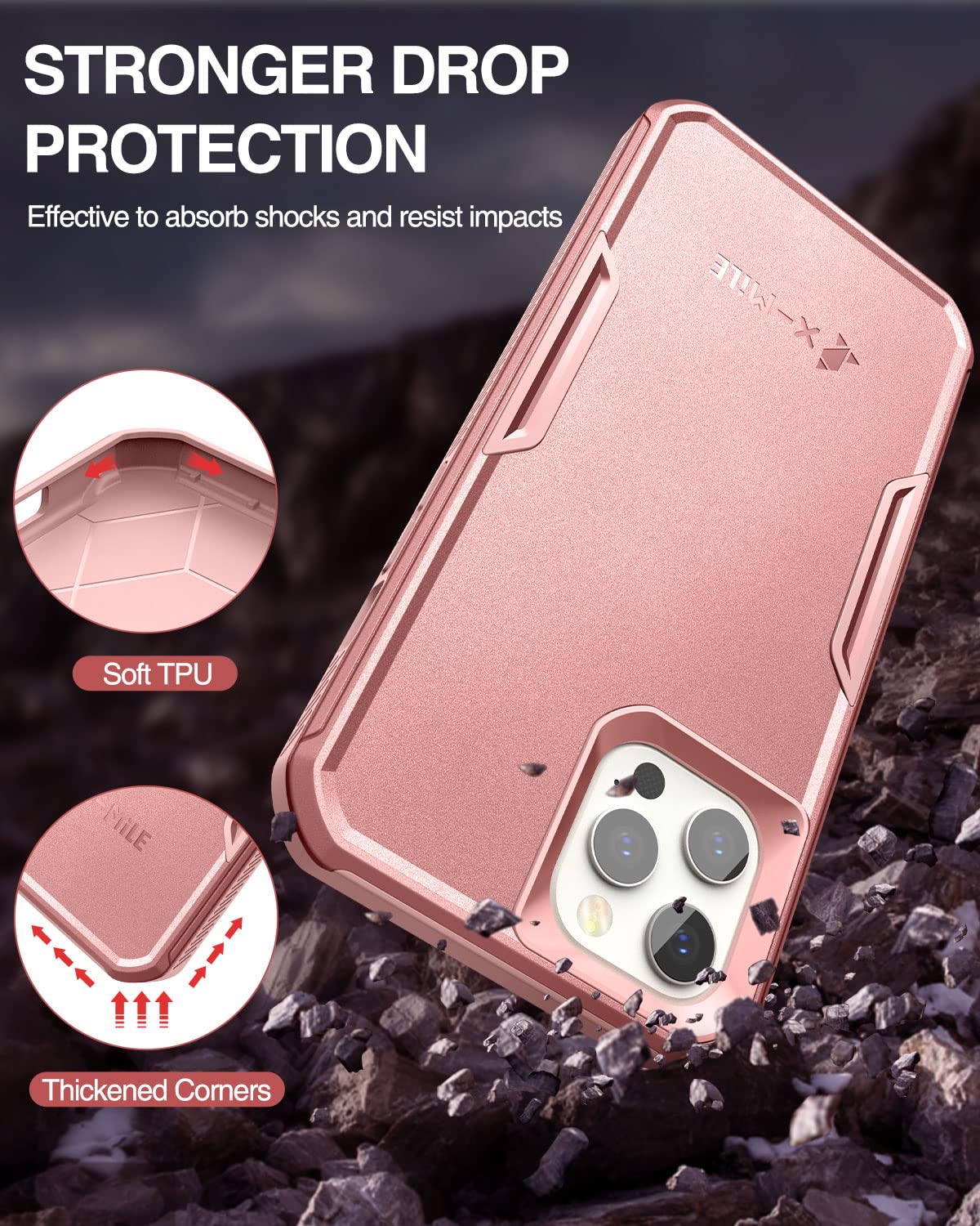 Dexnor iPhone 12 Pro Max Case 6.7