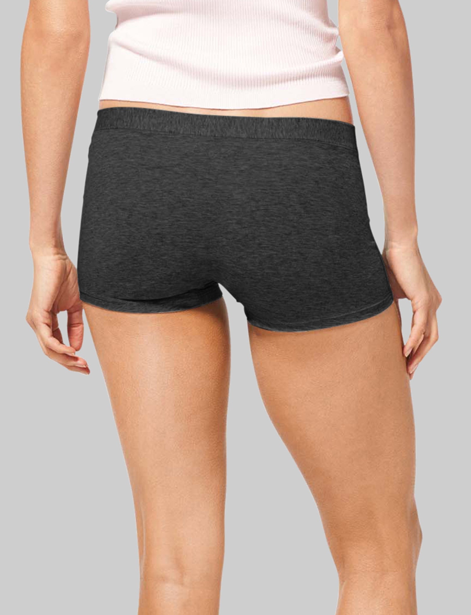 Women's Breathable Cotton Boyshort Underwear - Soft & Comfortable for Everyday Wear, Sleep & Lounge