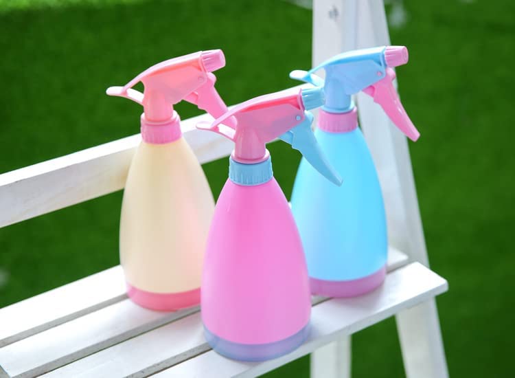 7Seas Continuous Fine Mist Hair Spray Bottle - Empty Water Mister for Curly Hair & Salon Use | Refillable Garden Spray Bottle for Plants (1Pcs, Multicolor) | Perfect for Hair Styling, Plant Care & Travel Essentials