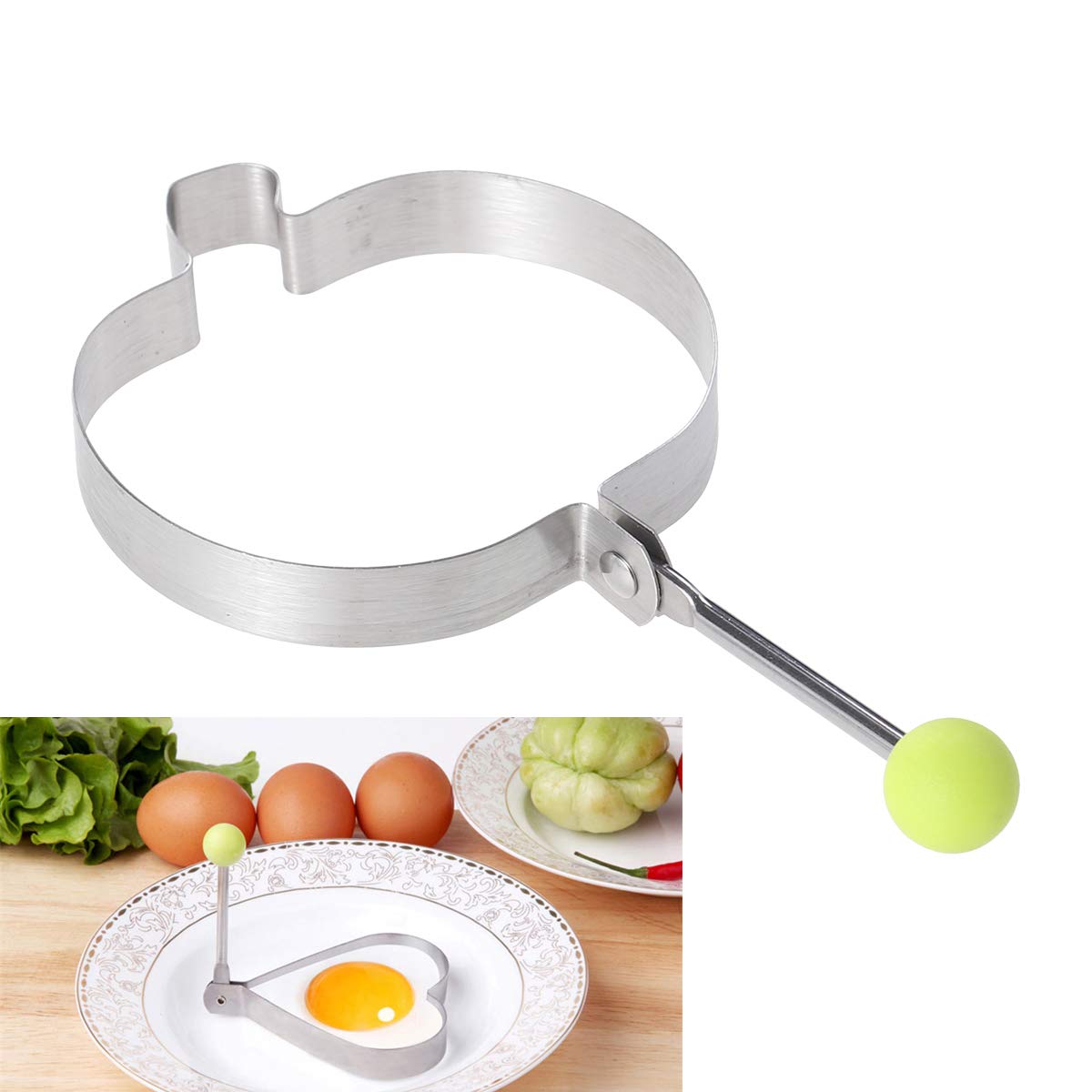 **Cabilock Breakfast Sandwich Maker - Non-Stick Egg & Pancake Mold for Easy Cooking - Perfect for Omelets, Fried Eggs, and Pancakes - Ideal for Home Kitchens and Quick Breakfasts**