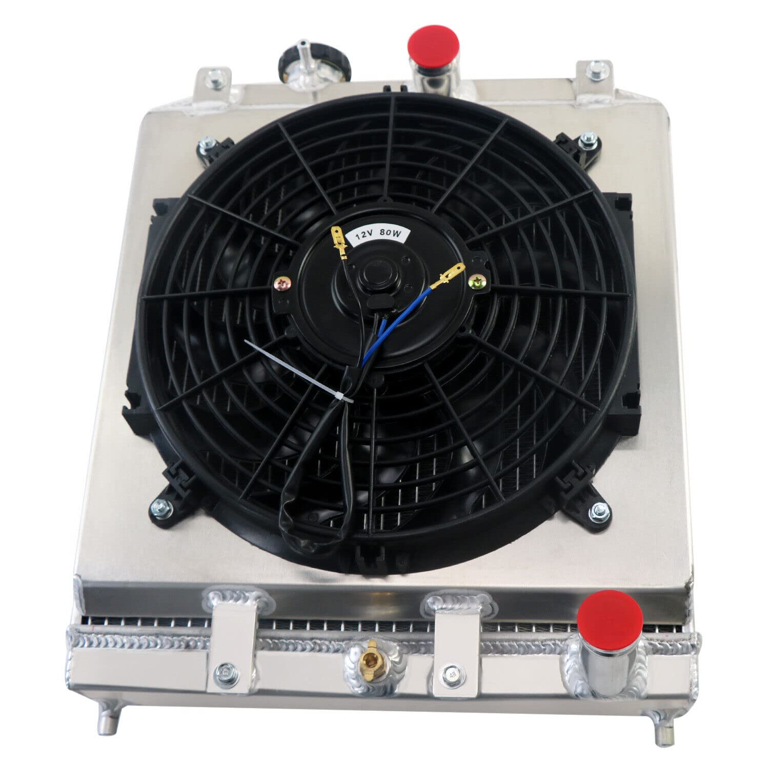 All Aluminum 2-Row Radiator with 12