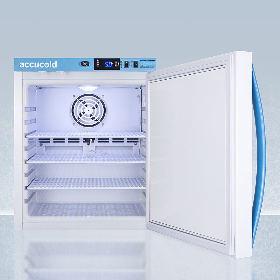 Accucold 1 Cubic Foot Compact Vaccine Refrigerator ARS1PVDL2B - Portable Medical Fridge for Vaccines, Medications & Laboratory Use in Clinics, Pharmacies & Home Healthcare