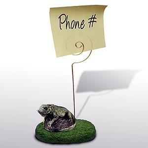 Funny Iguana Shaped Note Holder - Cute Desk Organizer for Sticky Notes, Memos & Photos - Perfect for Office, Home & School Use