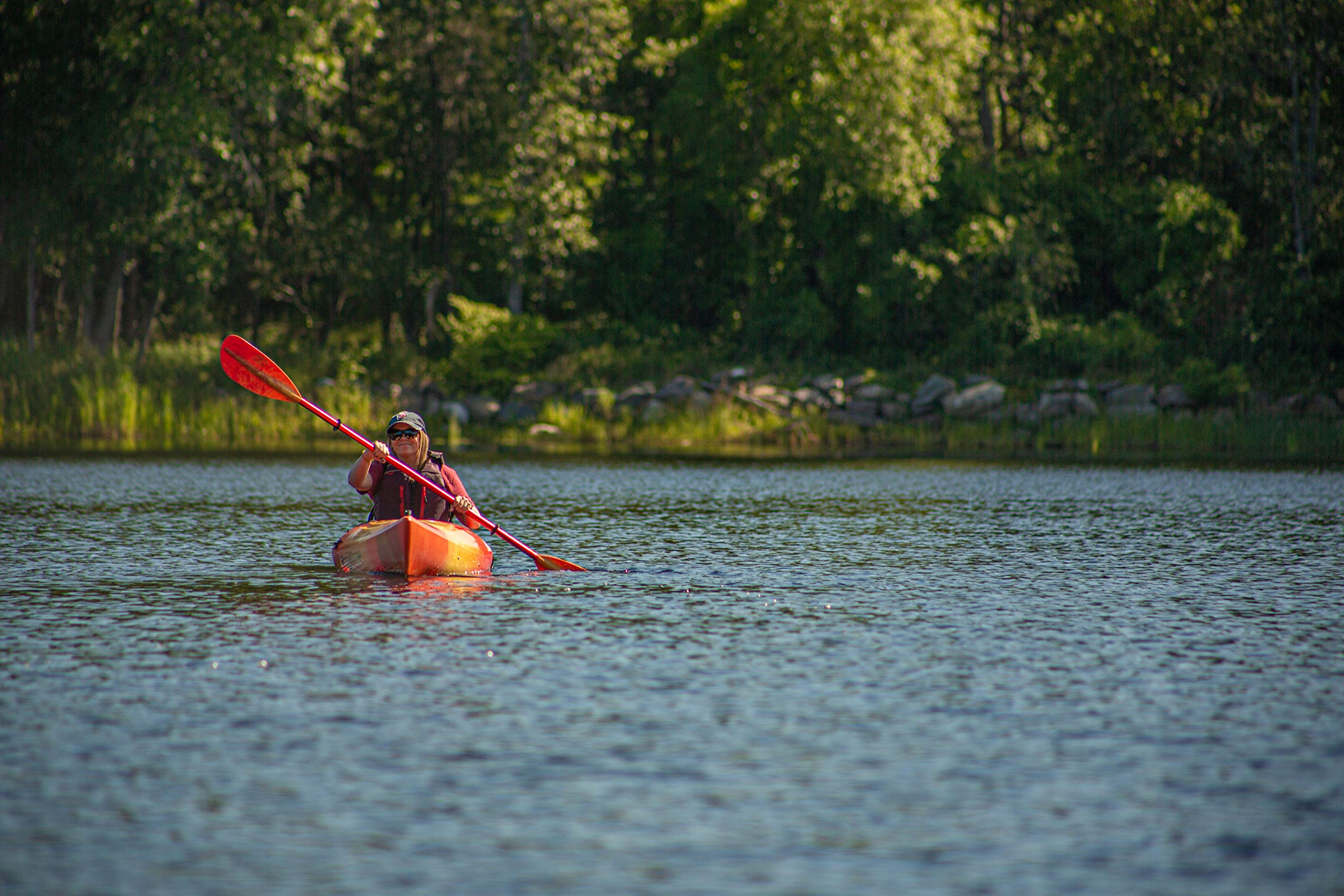 Carlisle Magic Mystic Kayak Paddle - Lightweight Aluminum Shaft with Durable Polypropylene Blades for Recreational & Touring Kayaking | Perfect for Lakes, Rivers & Coastal Waters