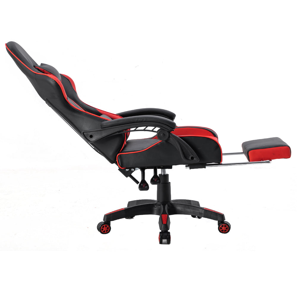 3026 Gaming Chair with Footrest - Ergonomic Black & Red Design for Ultimate Comfort | Perfect for Office, Gaming, and Home Use