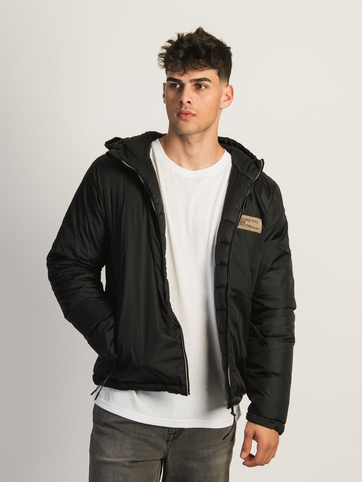 BLEND PUFFER REVERSE JACKET - Lightweight Winter Coat for Men & Women, Waterproof Windbreaker with Hood | Perfect for Outdoor Activities, Skiing, and Cold Weather Fashion